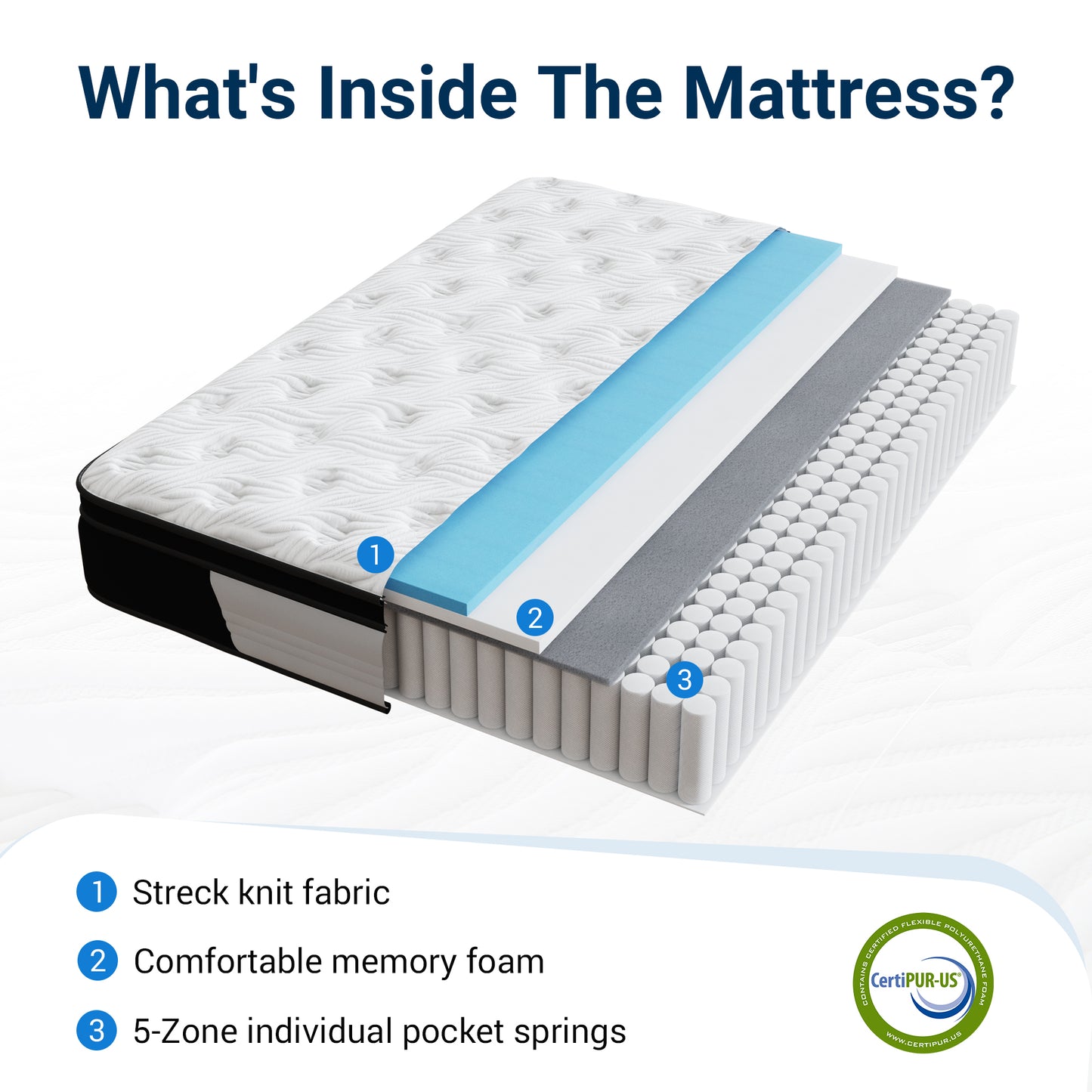 2801 Dreamy Hybird Mattress