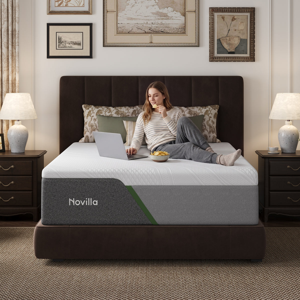 1119 Novilla Bliss CoolingPro Gel Memory Foam Mattress
