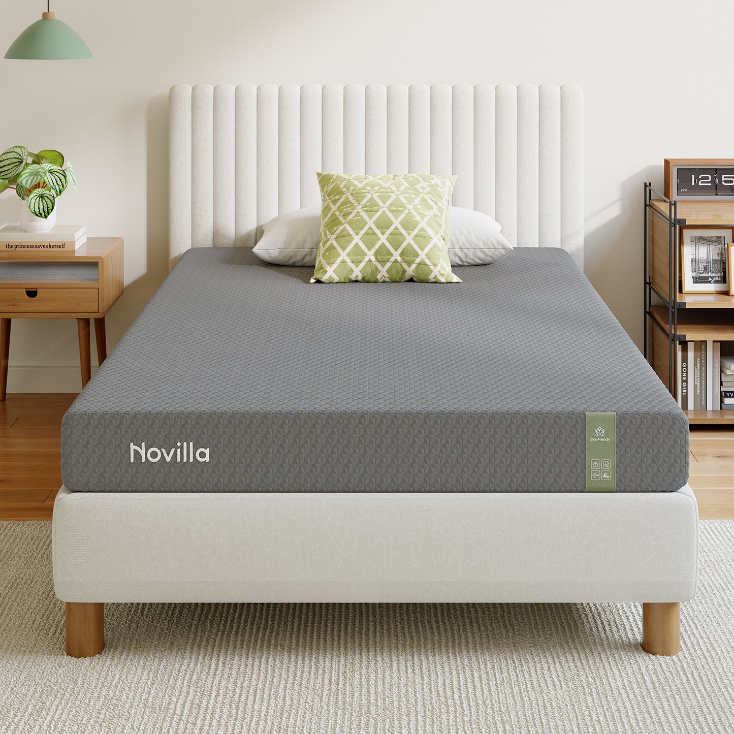 1912 Novilla Mattress, Cooling Memory Foam Mattress with Enhanced Airflow