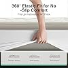 Novilla Twin Fluffy Filled Mattress Topper