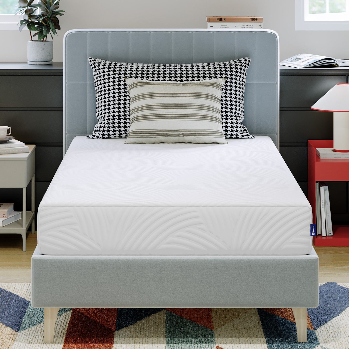 A-M01866 Gel Infused Memory Foam Cooling Comfort Mattress