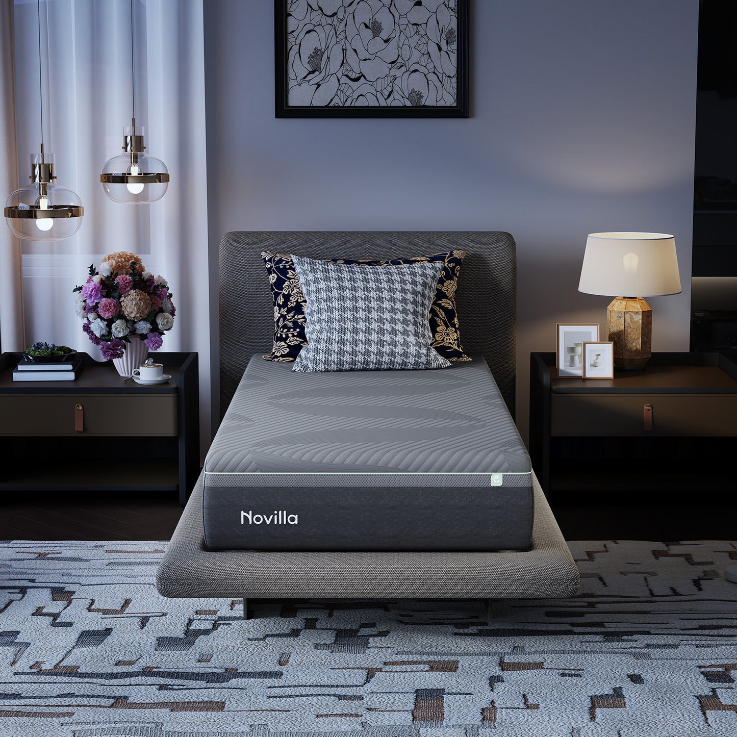1053 Novilla AiryFlow Gel Memory Foam Mattress
