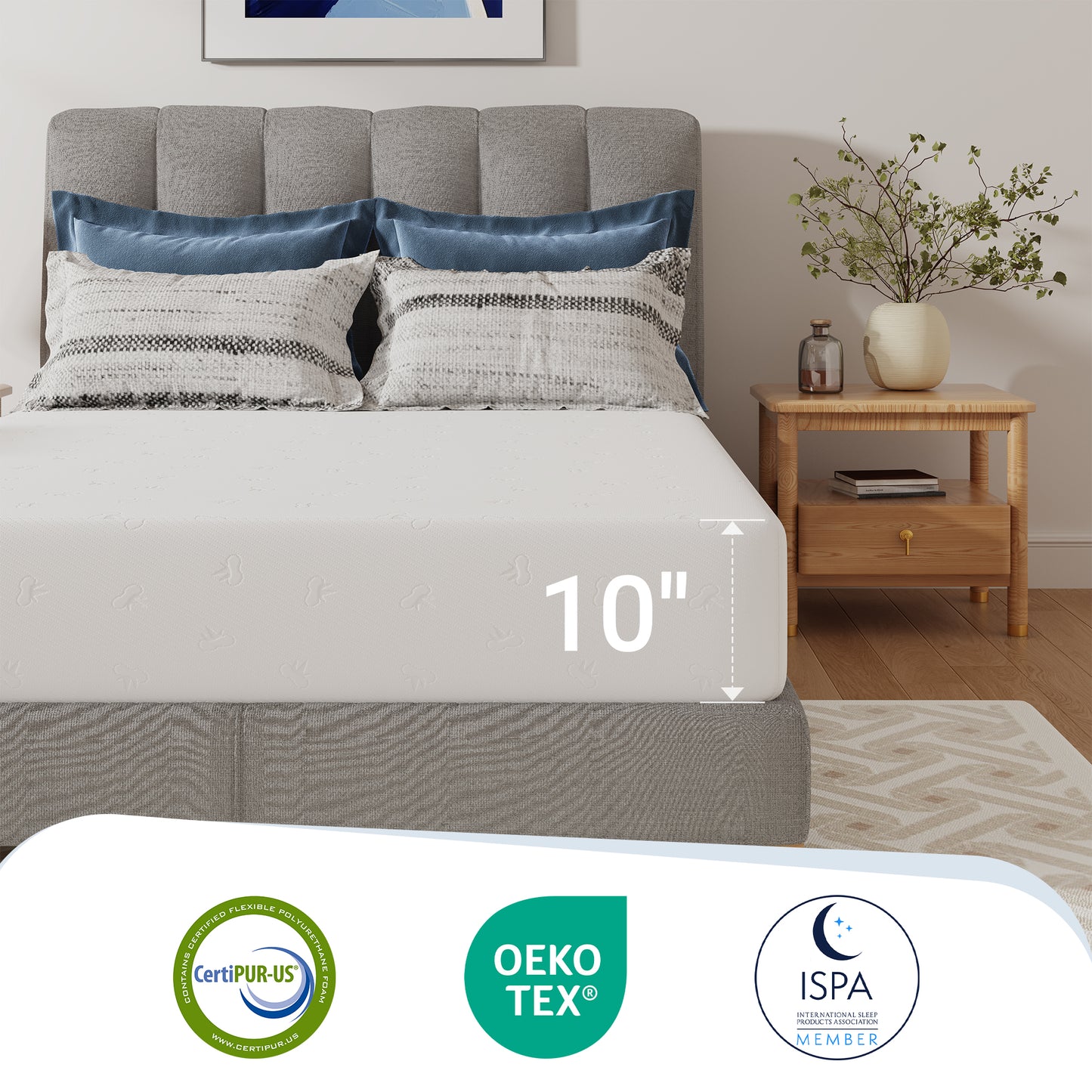 Avenco Snowflake Memory Foam Mattress