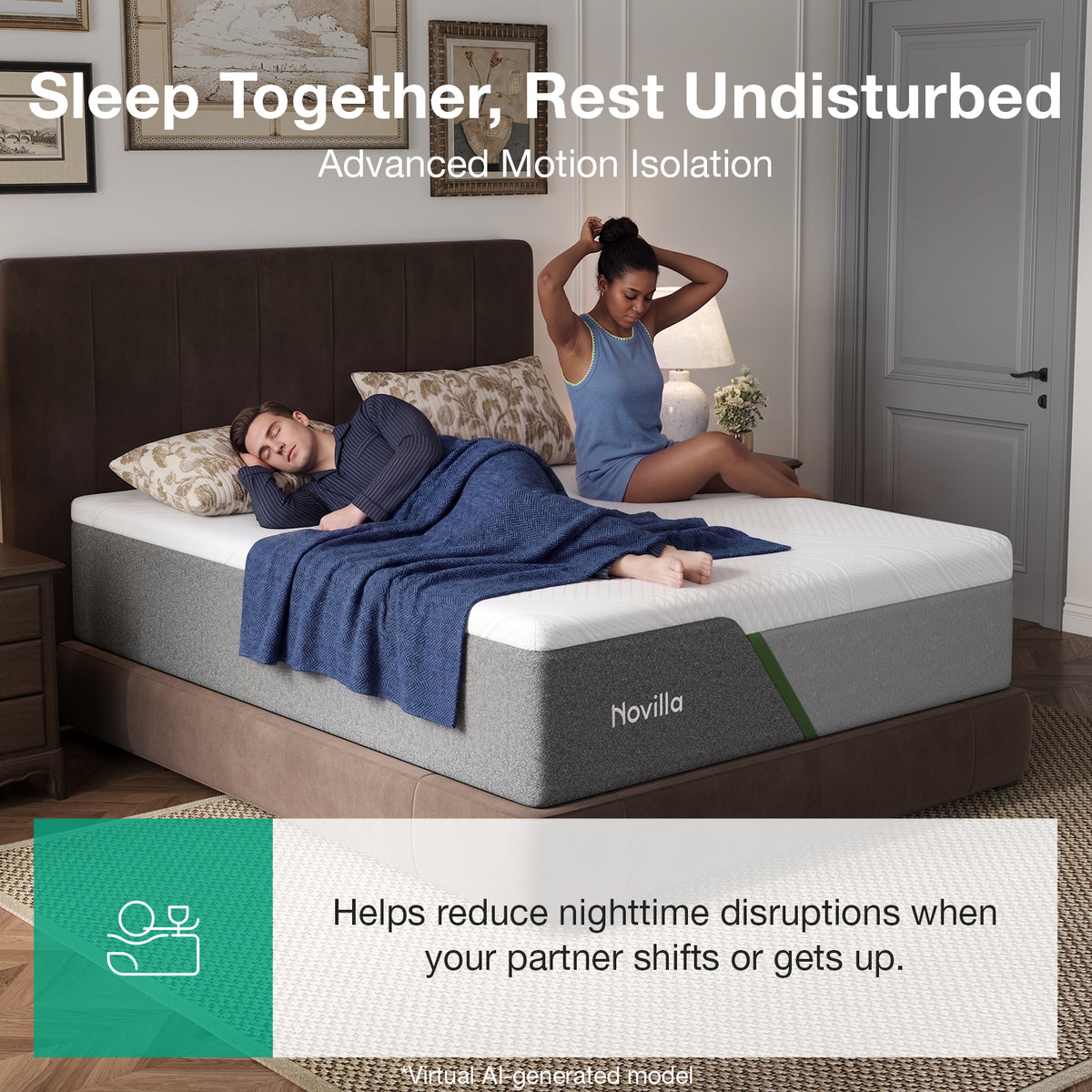 1119 Novilla Bliss CoolingPro Gel Memory Foam Mattress