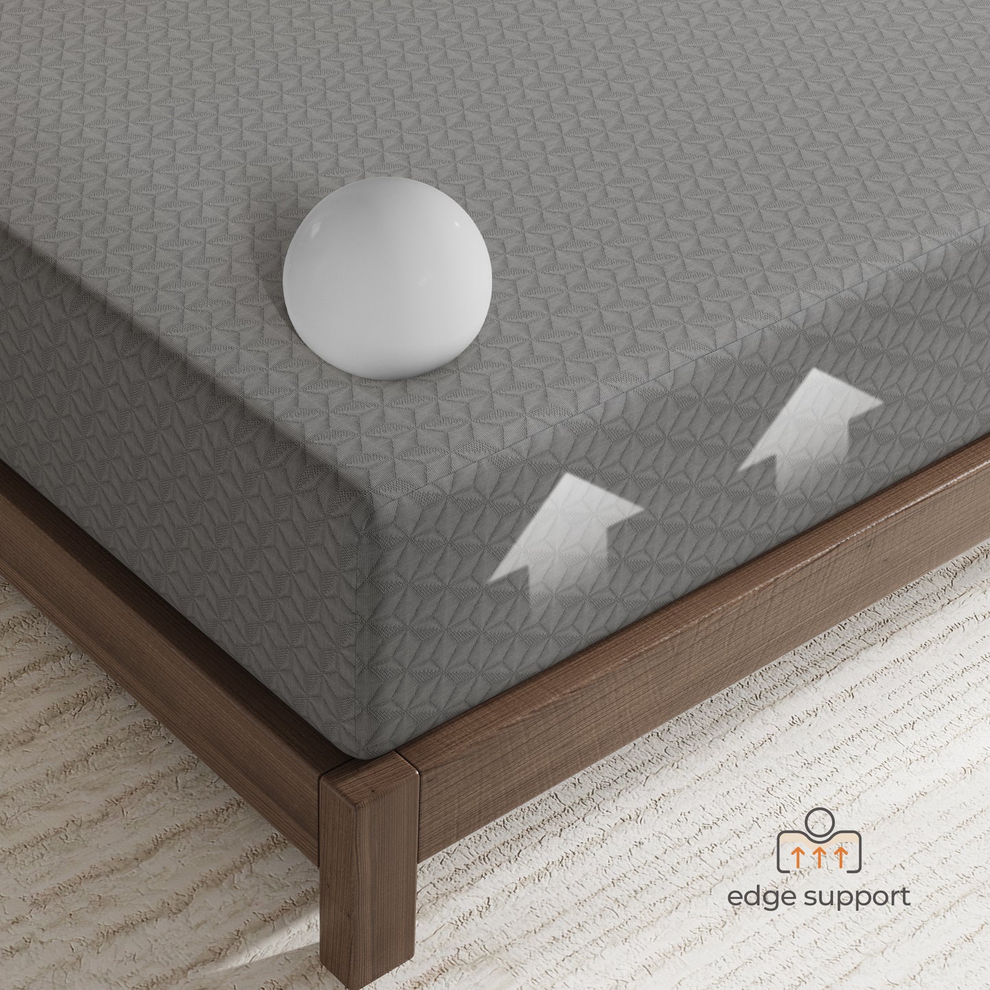 Avenco Black Memory Foam Mattress