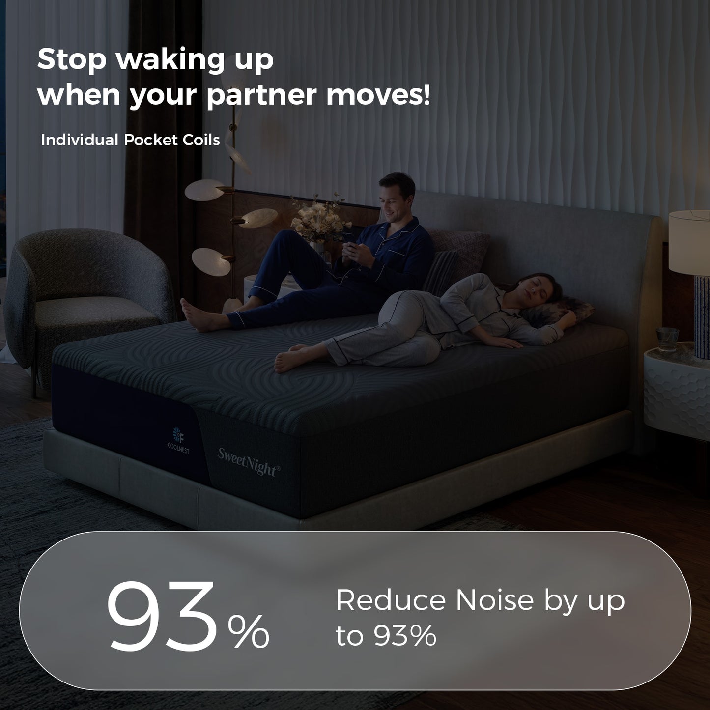 1518L Sweetnight CoolNest Memory Foam Mattress 13 inch