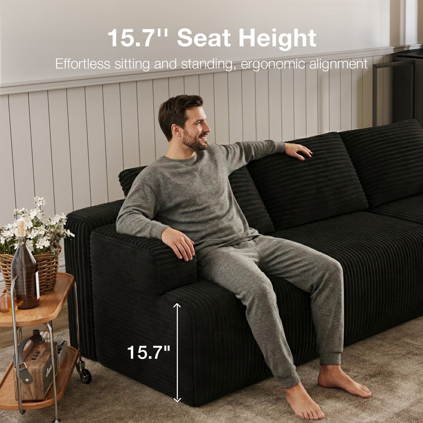 F65006 Novilla L-Shape Sectional Couches