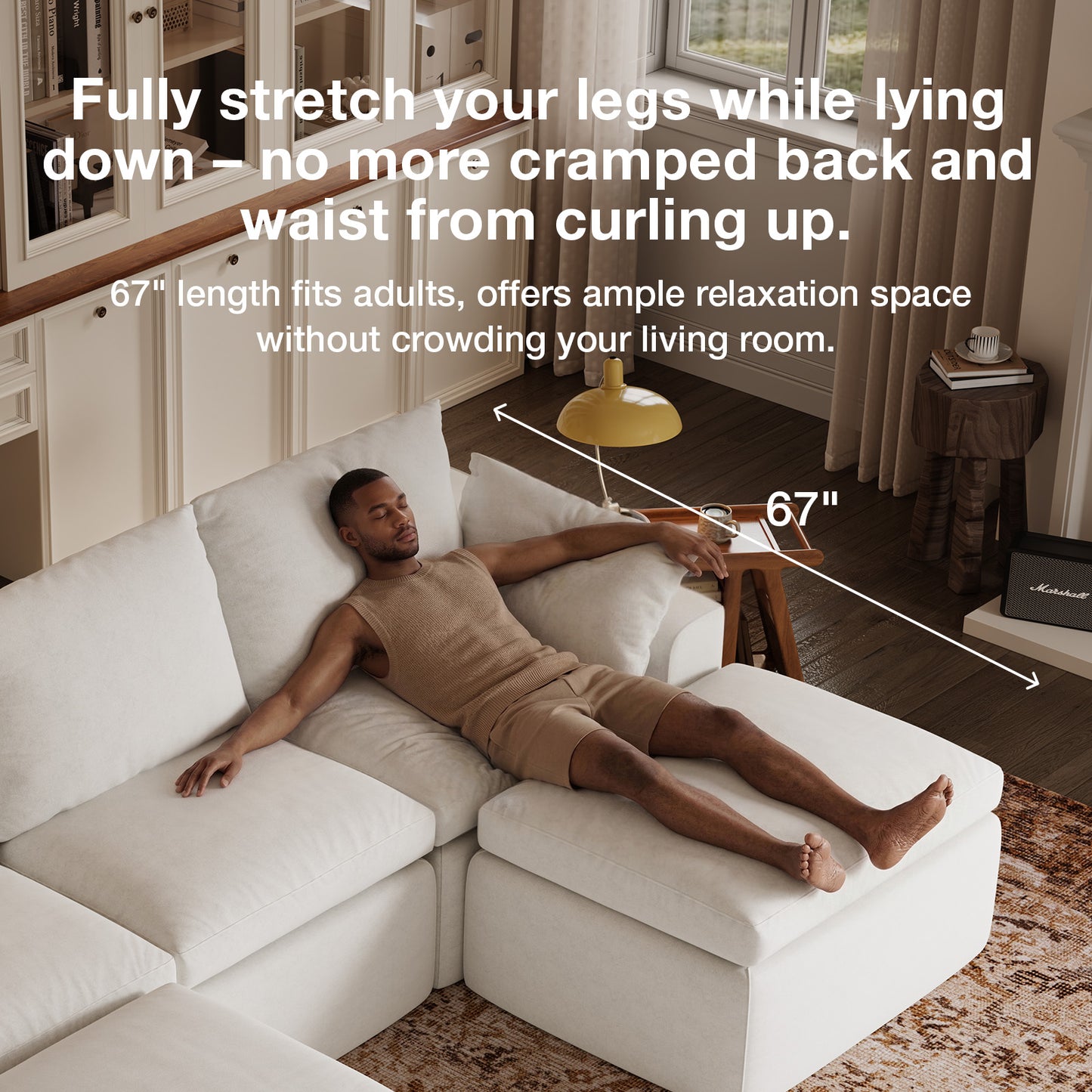 65005 Novilla Modern Sectional Sofa