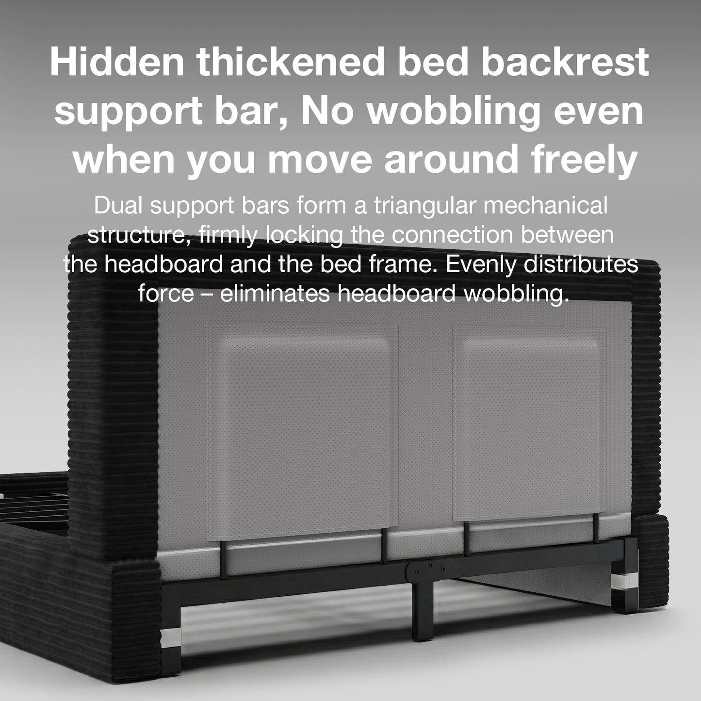 F16001 Novilla Bed Frame with Headboard