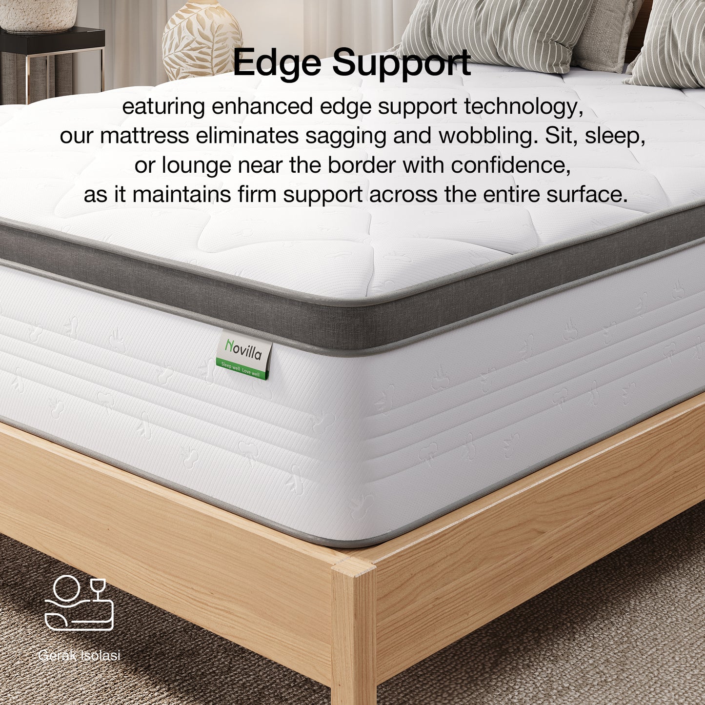 Novilla Easeon 6/8/10/12/14  Pocket Spring Hybrid Mattress
