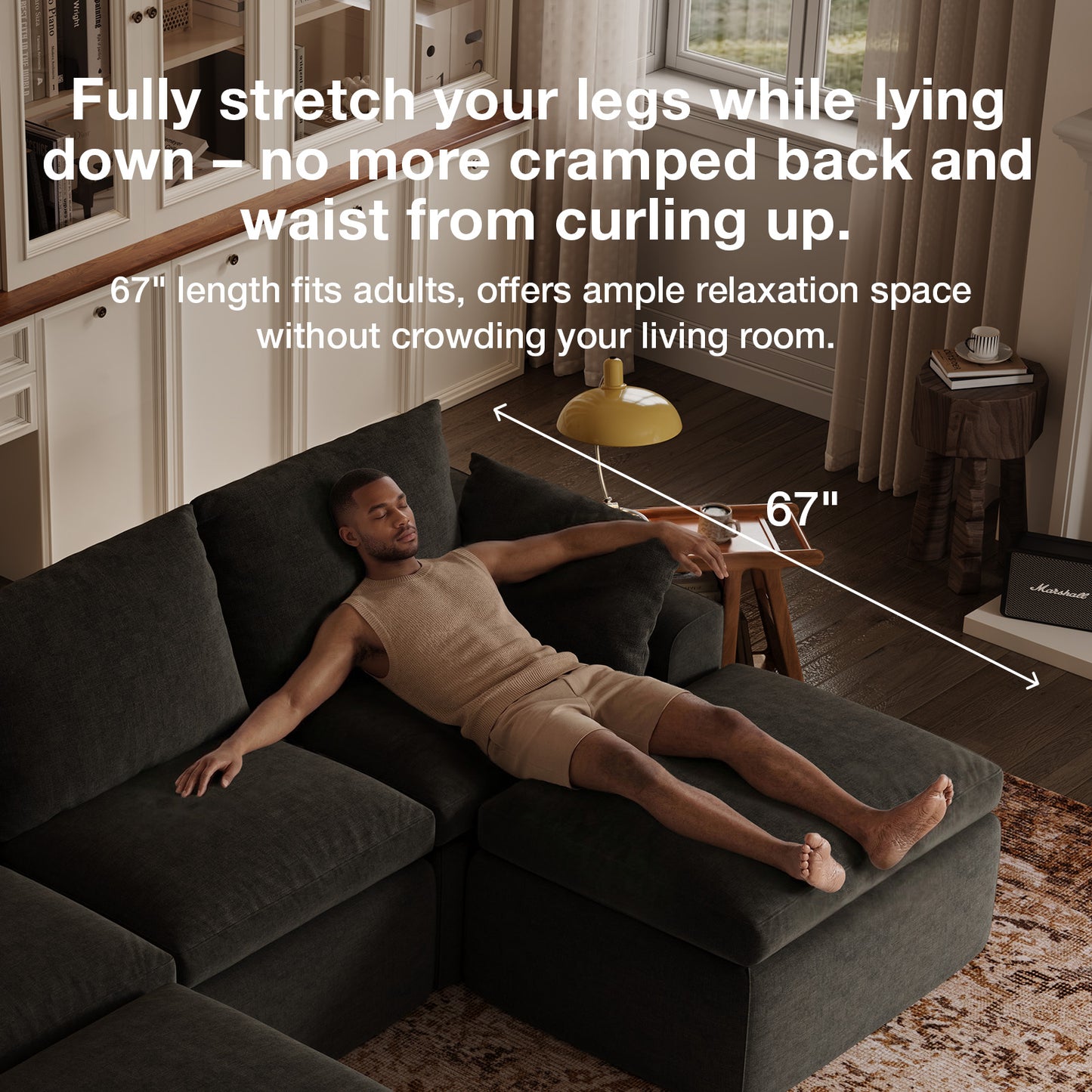 65005 Novilla Modern Sectional Sofa