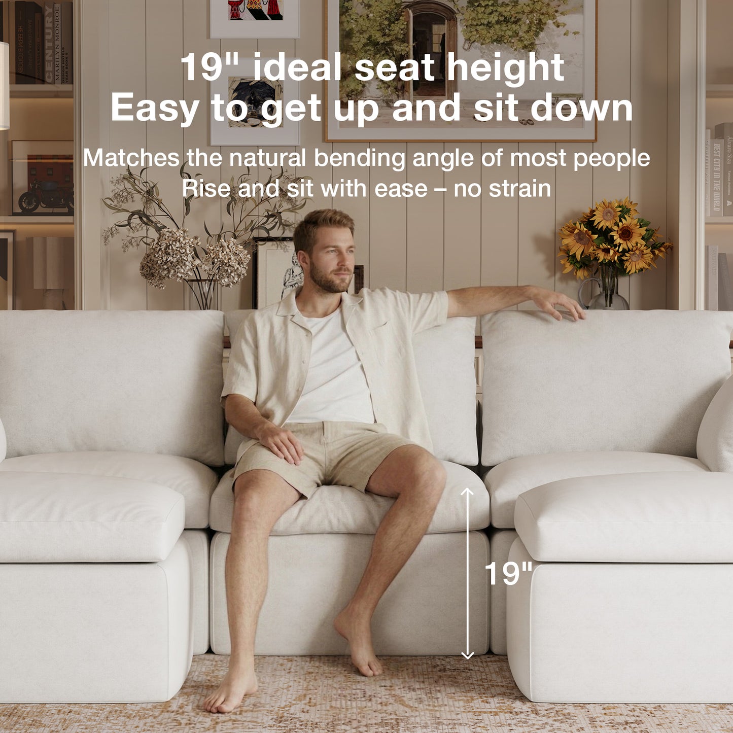 65005 Novilla Modern Sectional Sofa