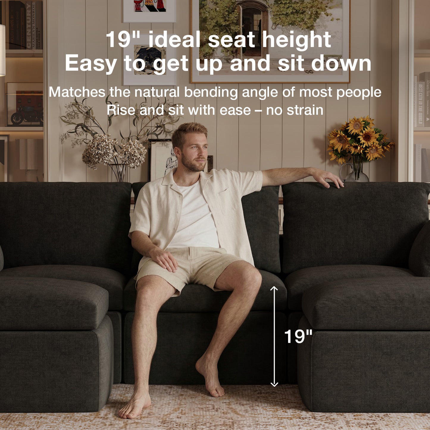 65005 Novilla Modern Sectional Sofa