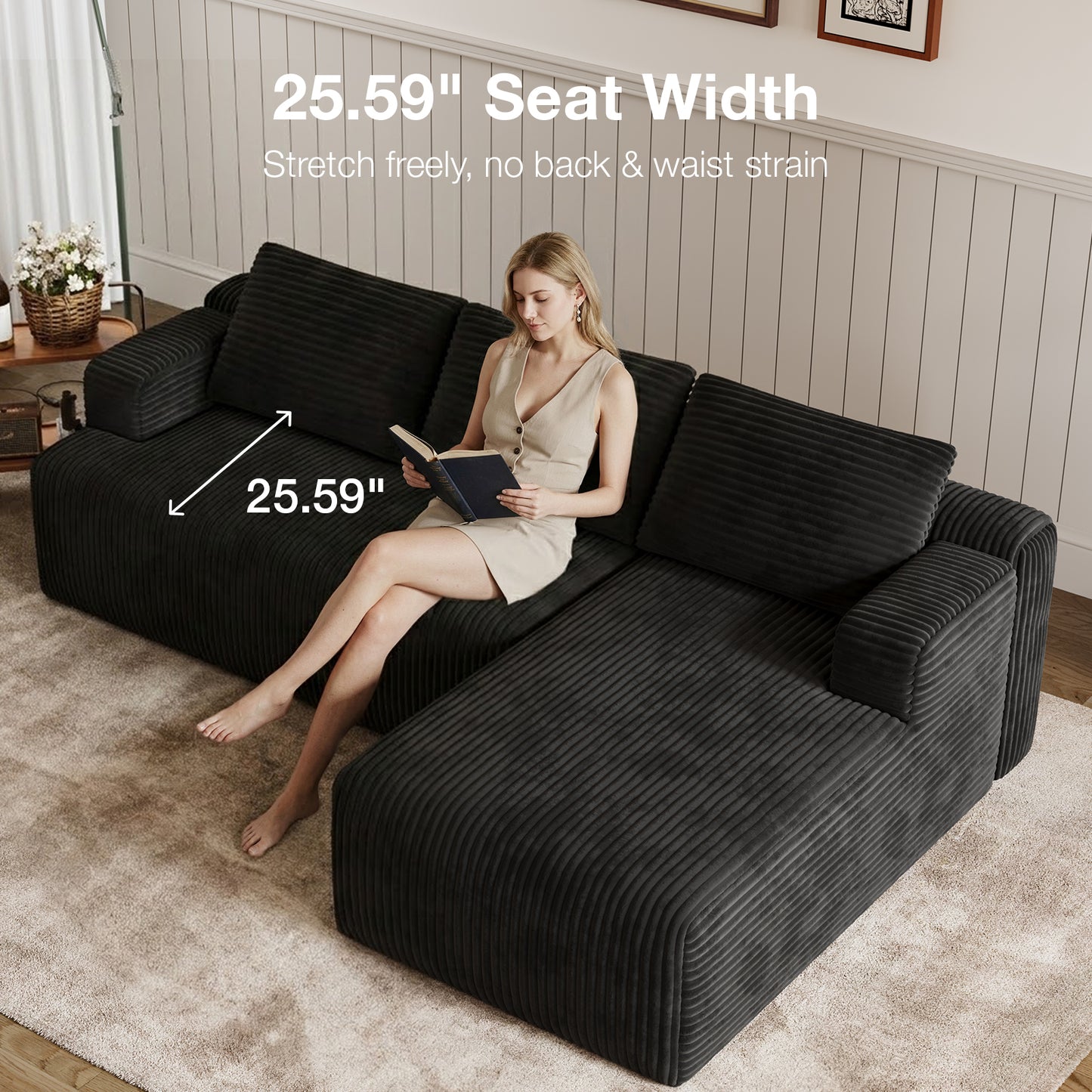F65006 Novilla L-Shape Sectional Couches