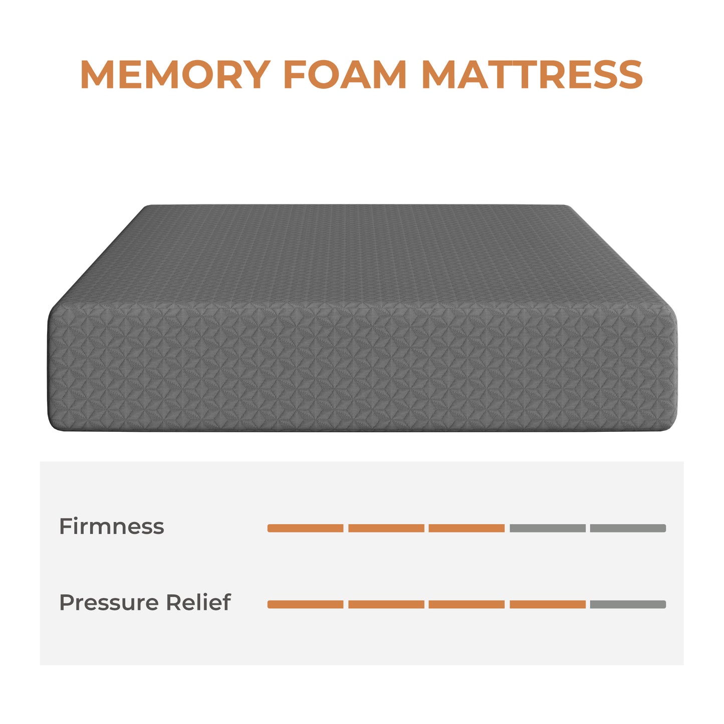 Avenco Black Memory Foam Mattress