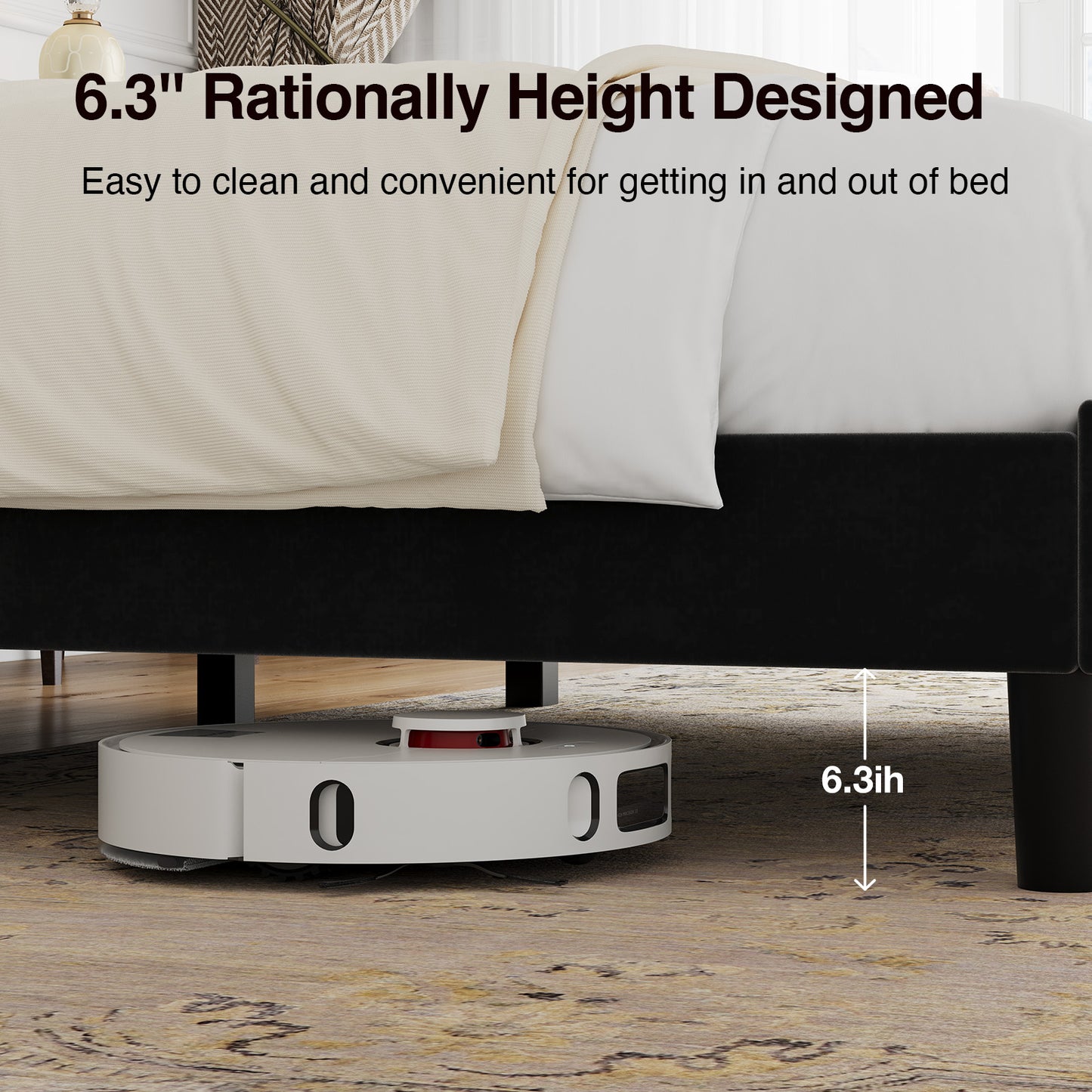 F12019 Novilla Bed Frame with Headboard