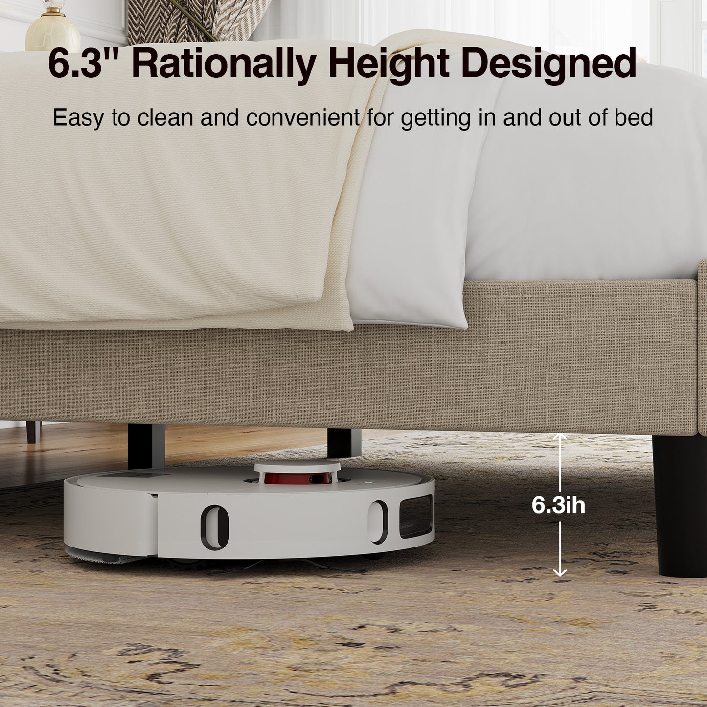 F12019 Novilla Bed Frame with Headboard