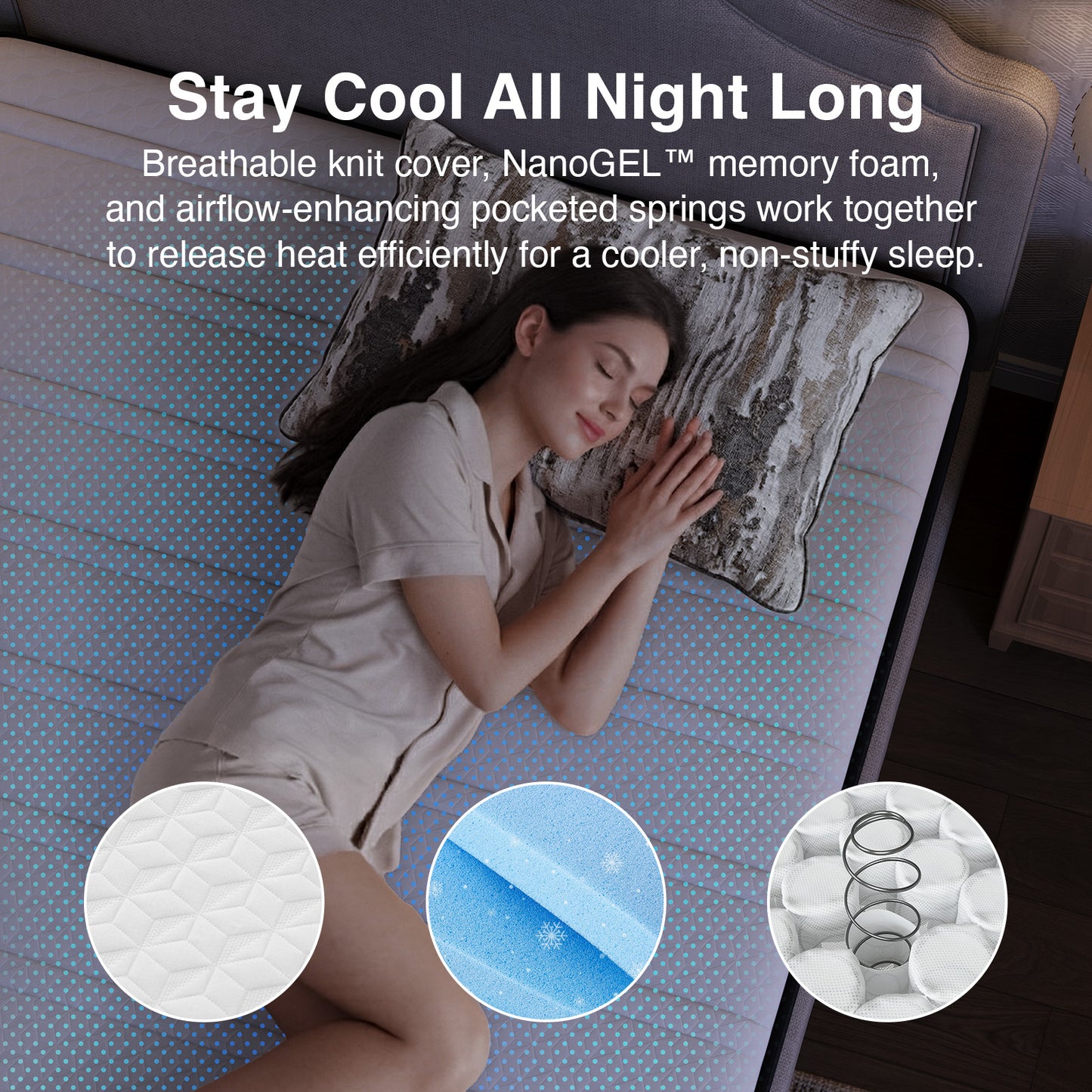 Novilla Cooling Hybrid Mattress