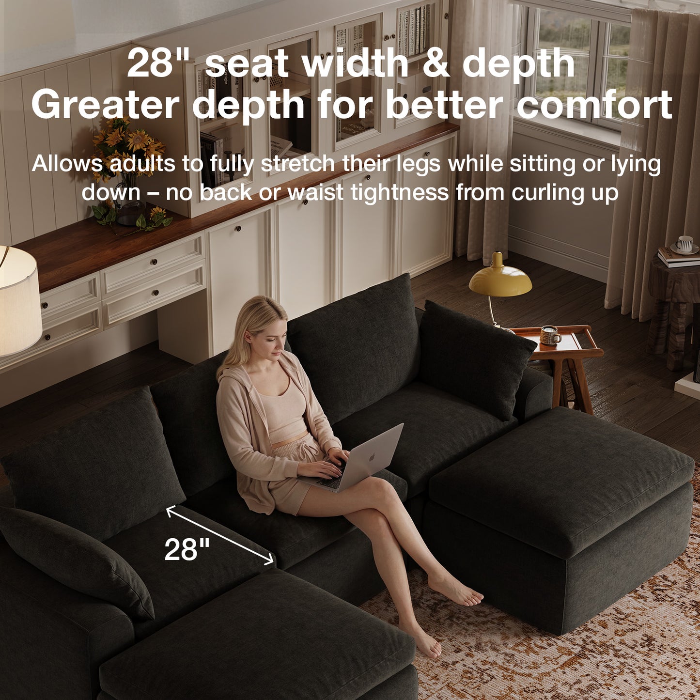 65005 Novilla Modern Sectional Sofa