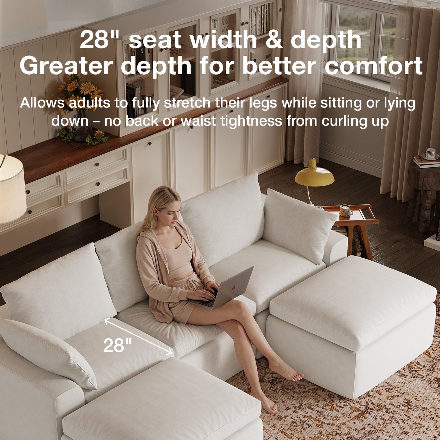 65005 Novilla Modern Sectional Sofa