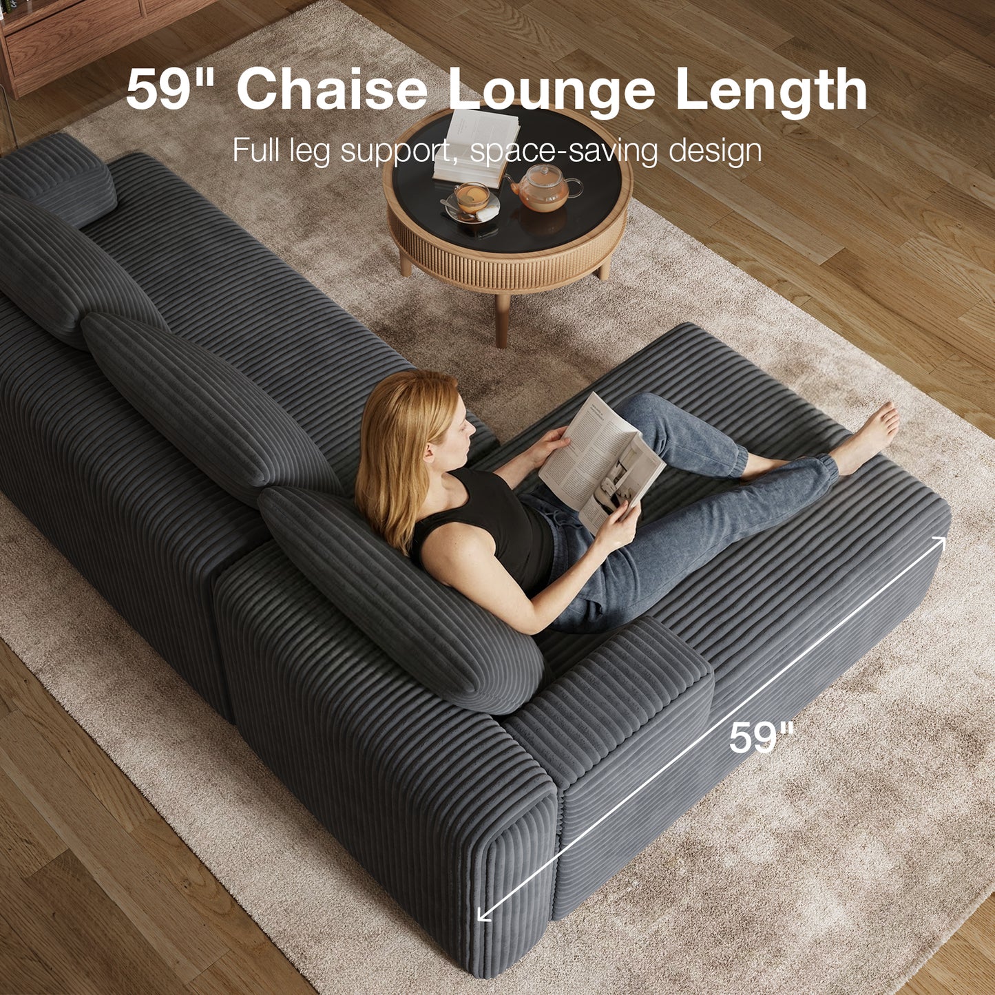 F65006 Novilla L-Shape Sectional Couches