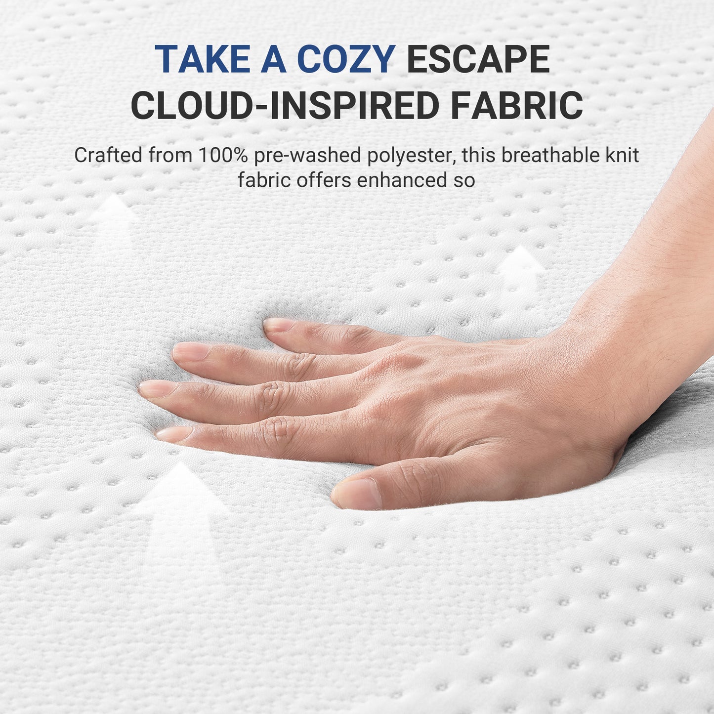 Avenco 5/6/8/10/12/14 Inch Mattress with Gel Memory Foam for Cooling Night Sleep For Support Comfort