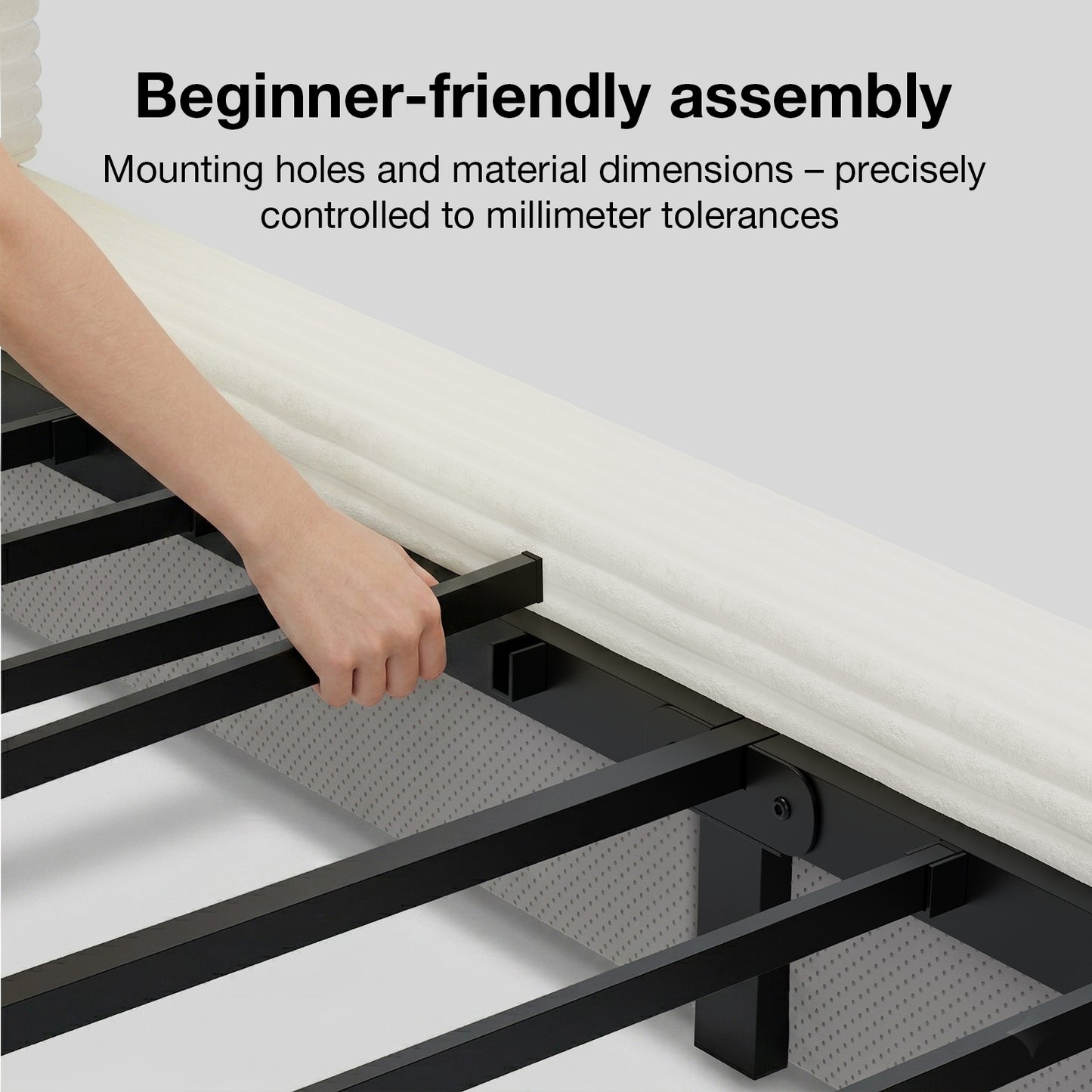 F16001 Novilla Bed Frame with Headboard