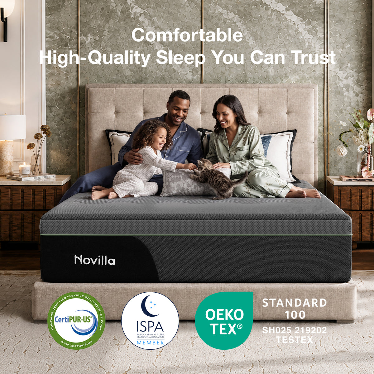 1122 Novilla AiryFlow Graphene Memory Foam Mattress