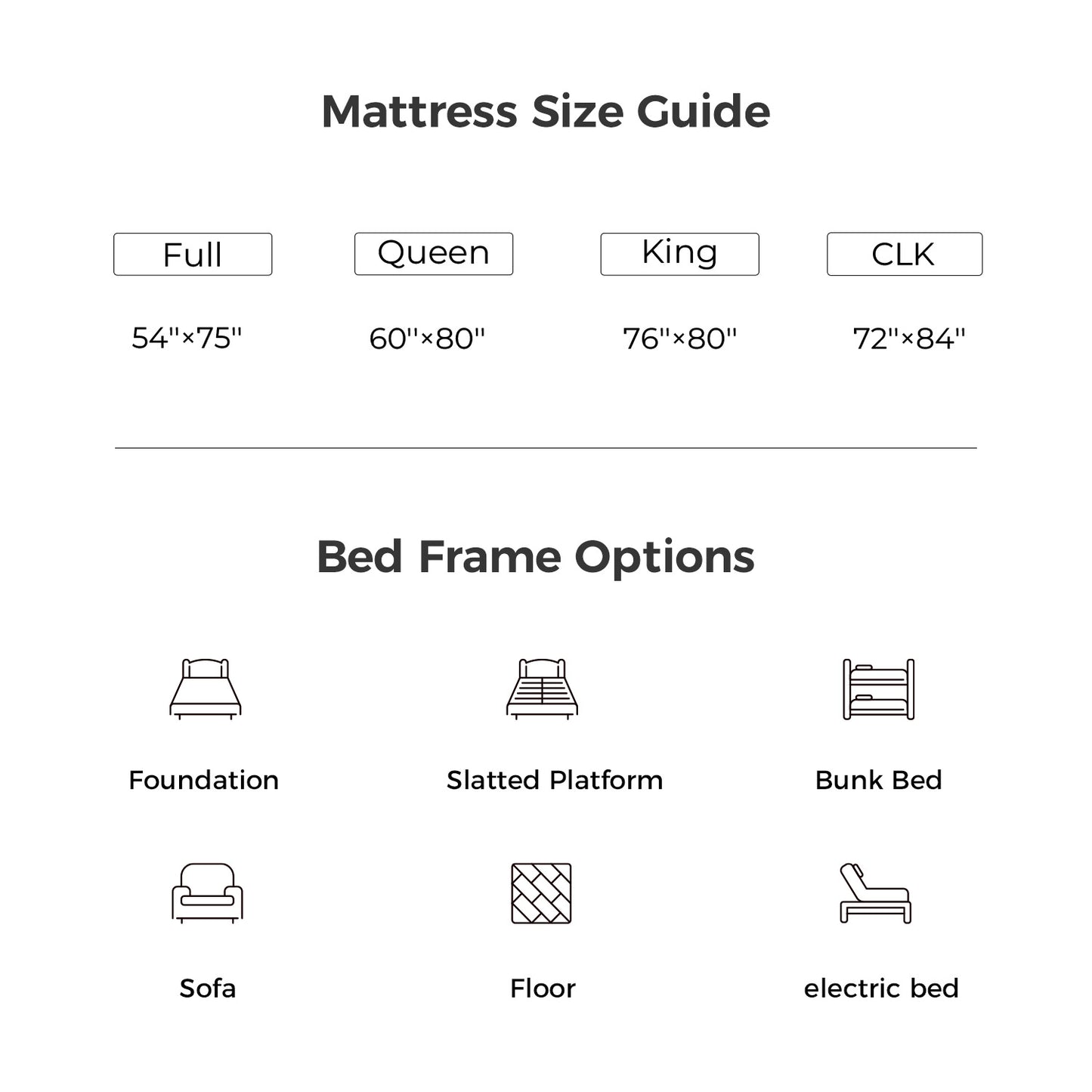 1518L Sweetnight CoolNest Memory Foam Mattress 13 inch