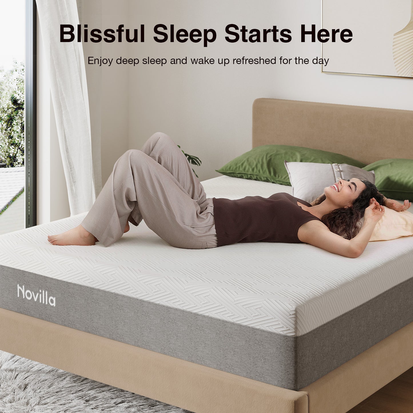 801 Novilla Gel Memory Foam Mattress