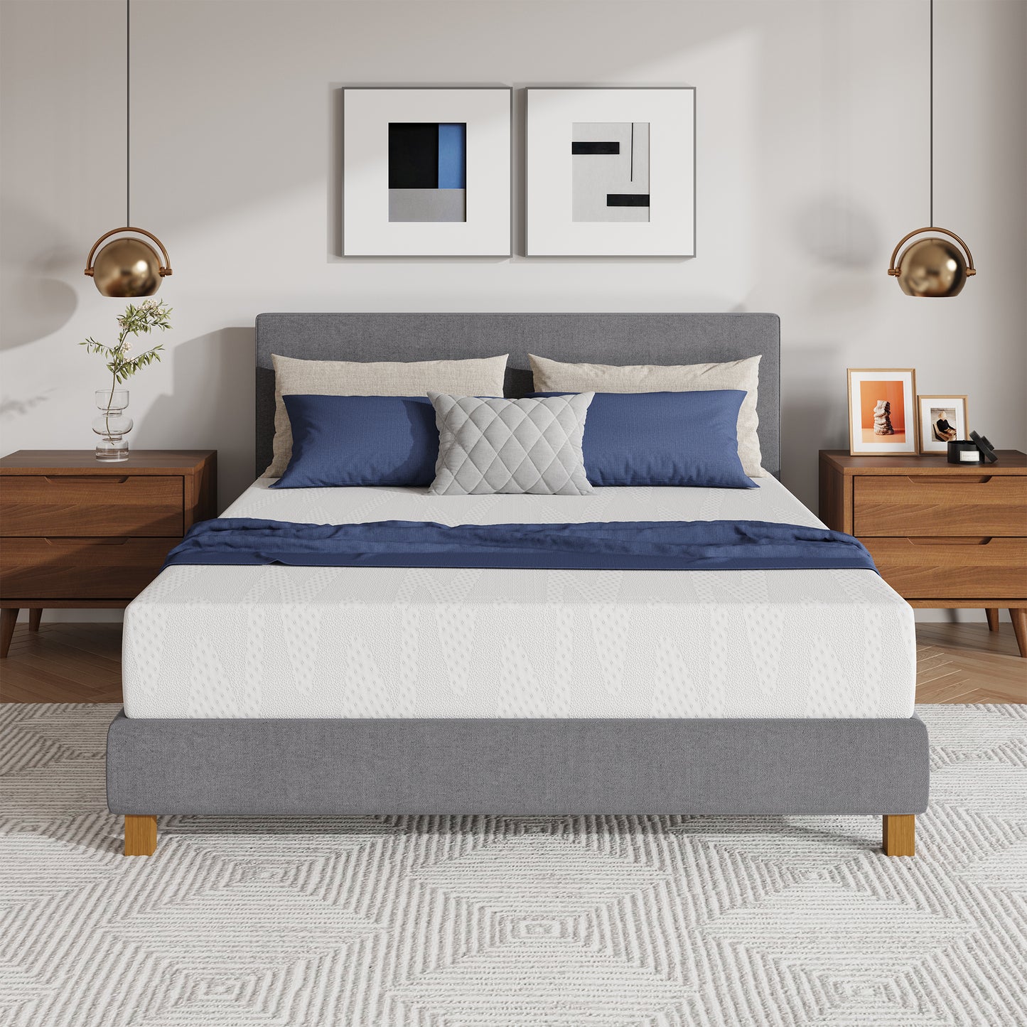 Avenco 5/6/8/10/12/14 Inch Mattress with Gel Memory Foam for Cooling Night Sleep For Support Comfort