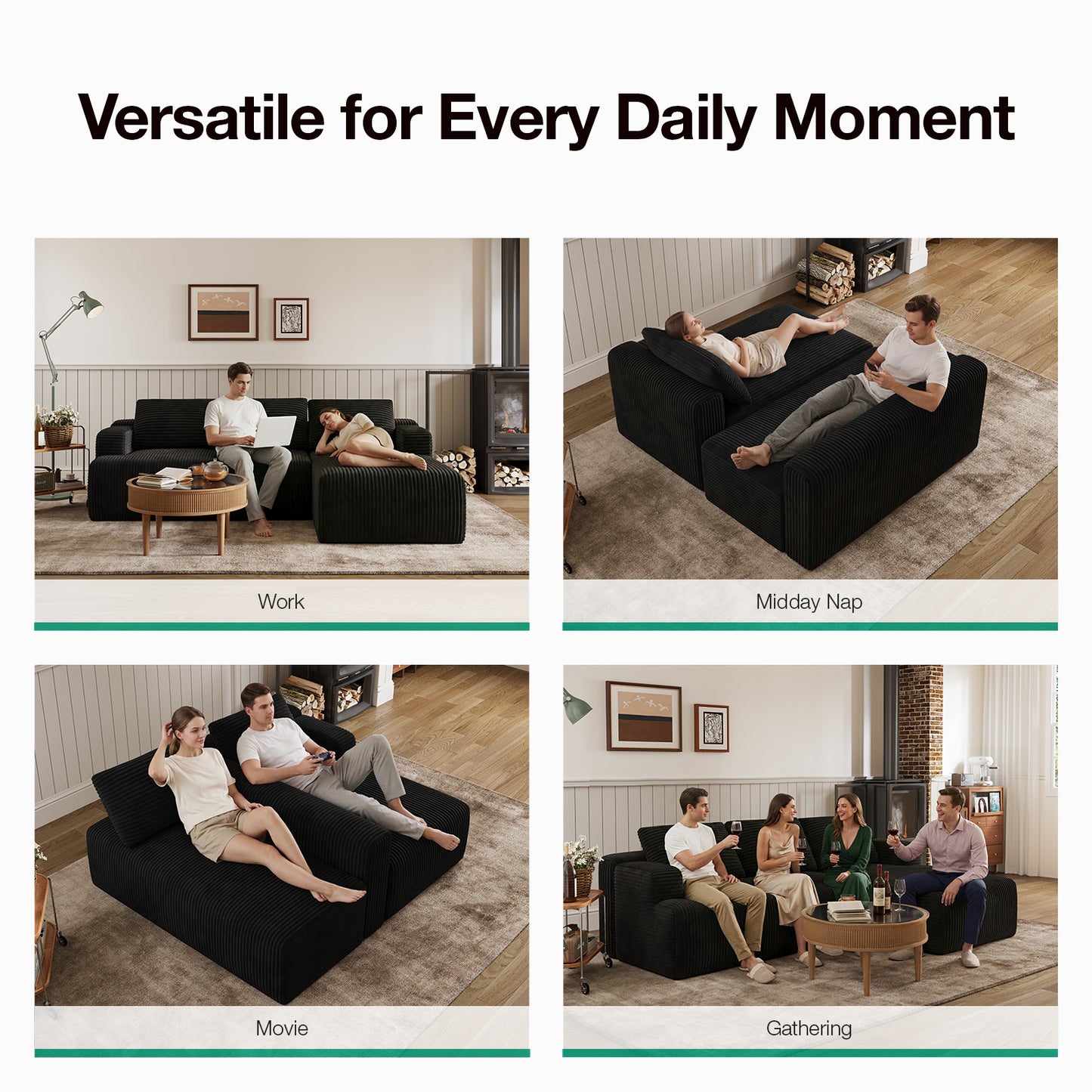 F65006 Novilla L-Shape Sectional Couches