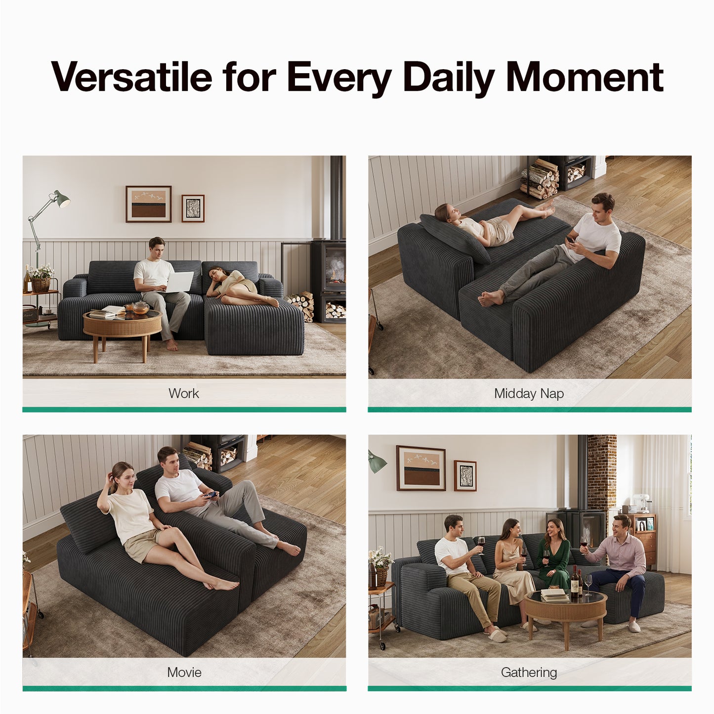 F65006 Novilla L-Shape Sectional Couches