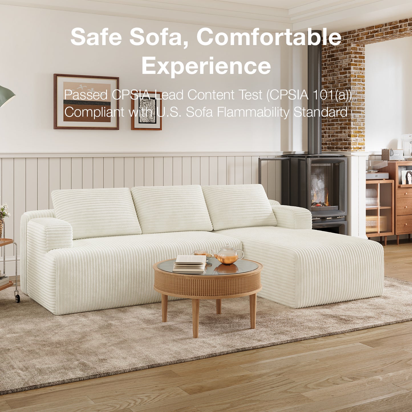 F65006 Novilla L-Shape Sectional Couches