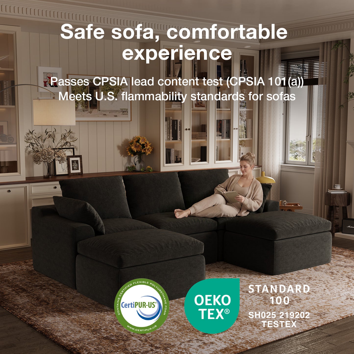 65005 Novilla Modern Sectional Sofa
