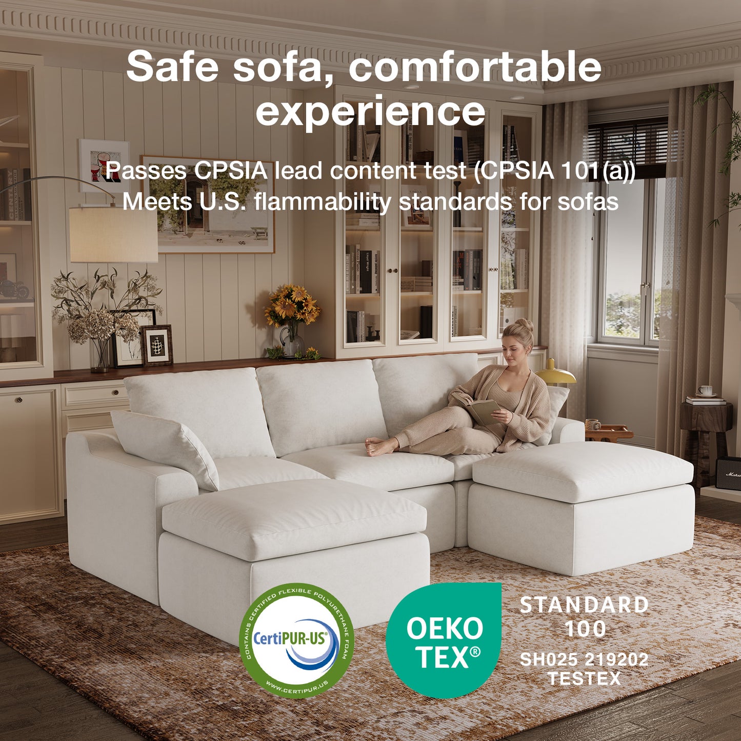 65005 Novilla Modern Sectional Sofa