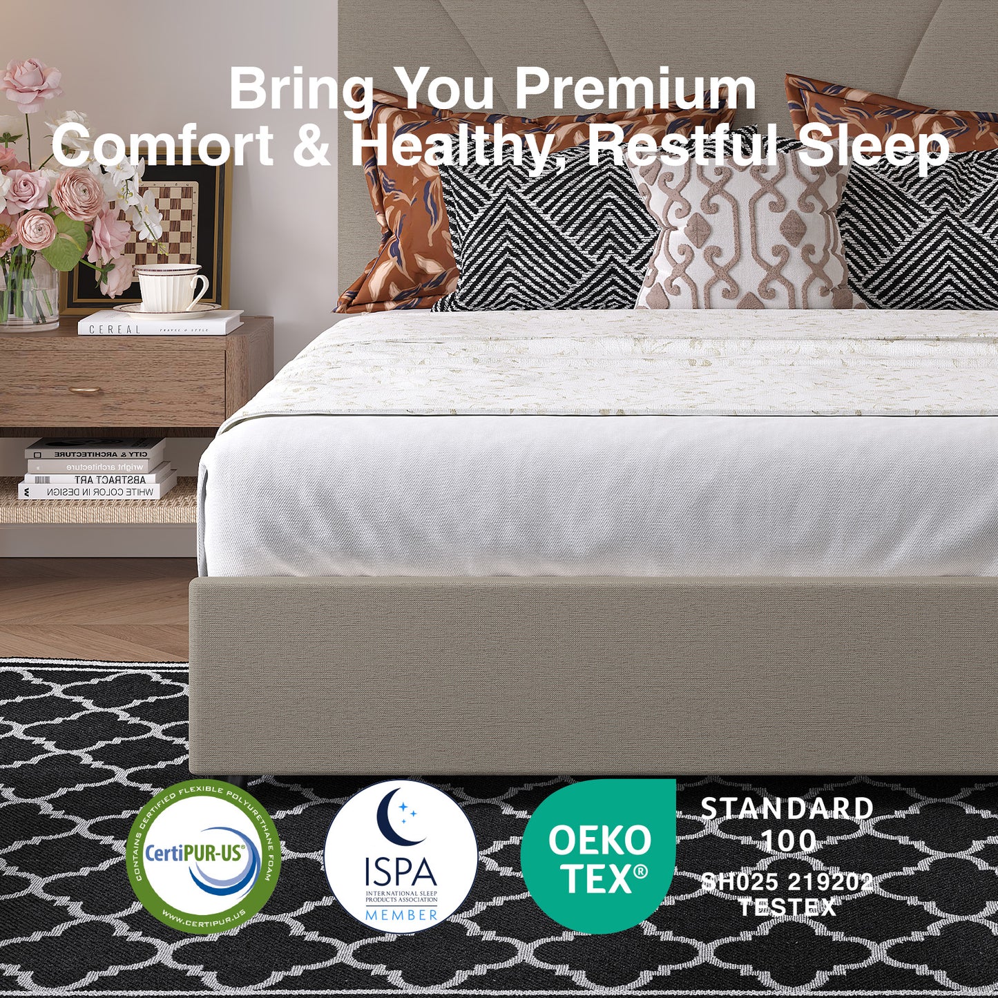 F12016 Novilla Bed Frame with Drawers
