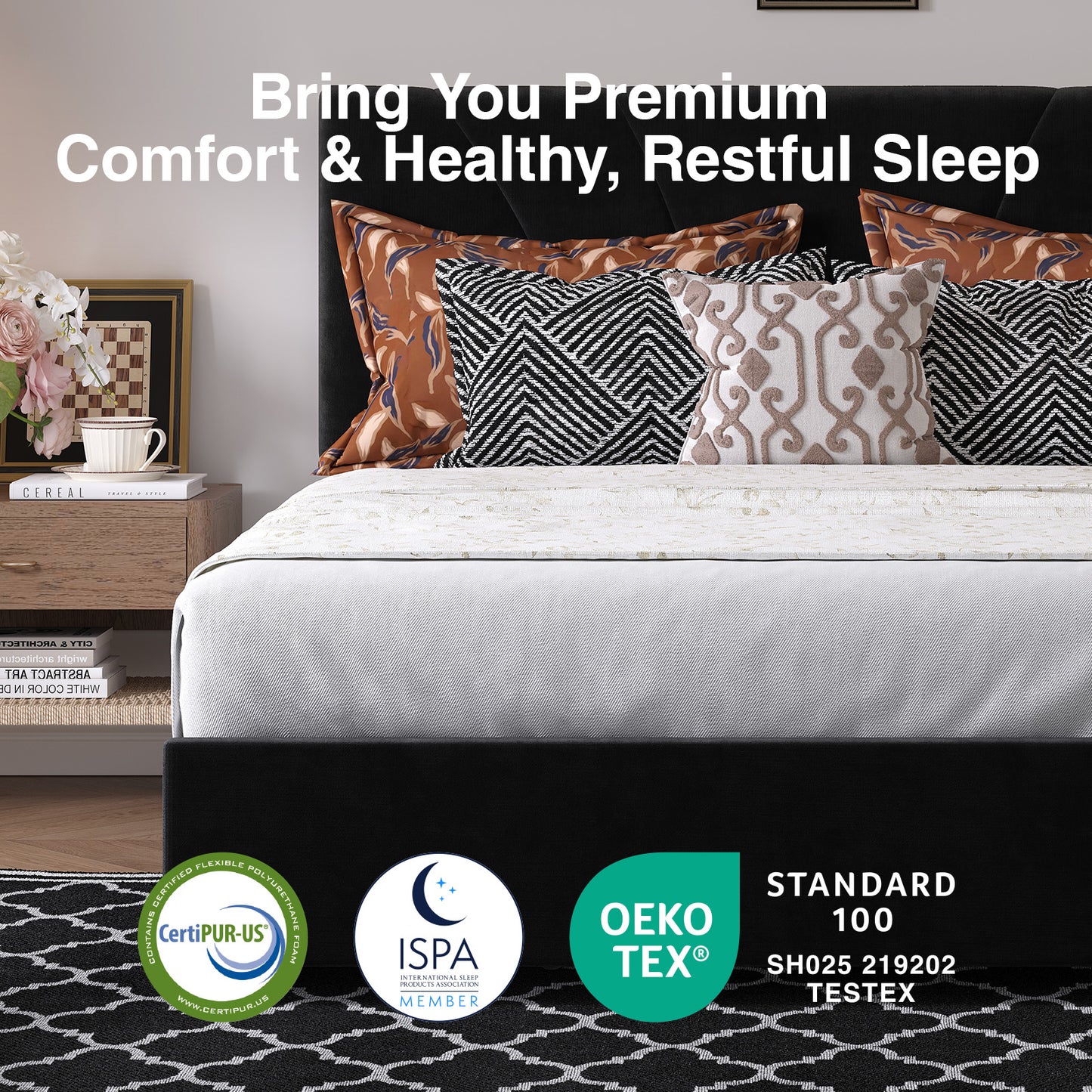 F12016 Novilla Bed Frame with Drawers