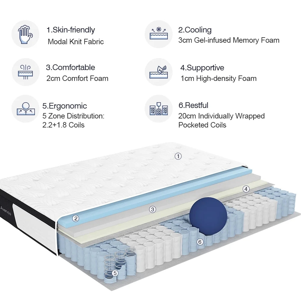 2801 Dreamy Hybird Mattress