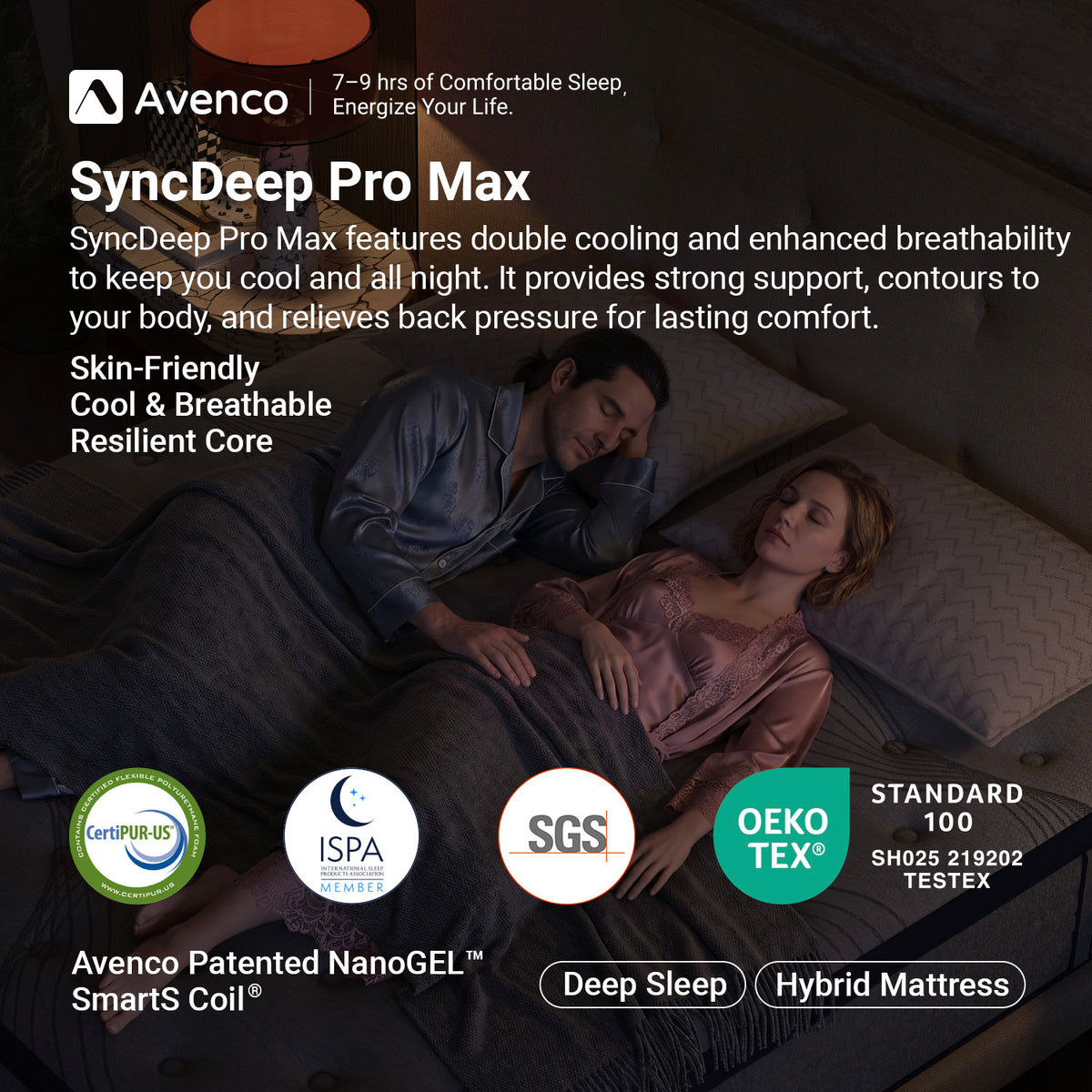 2894 Avenco Cooling Hybrid Mattress