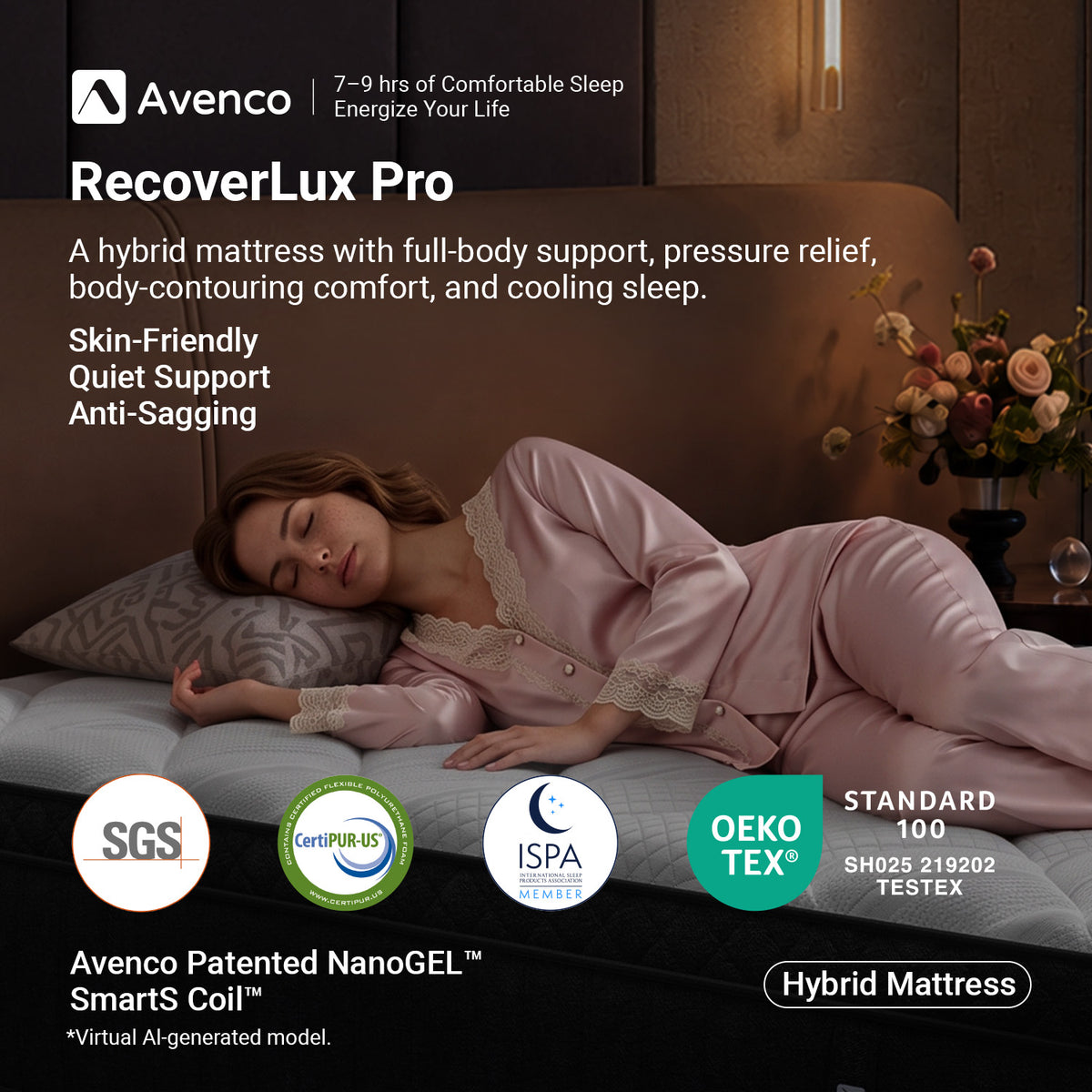 2860 Avenco Hybrid Mattress