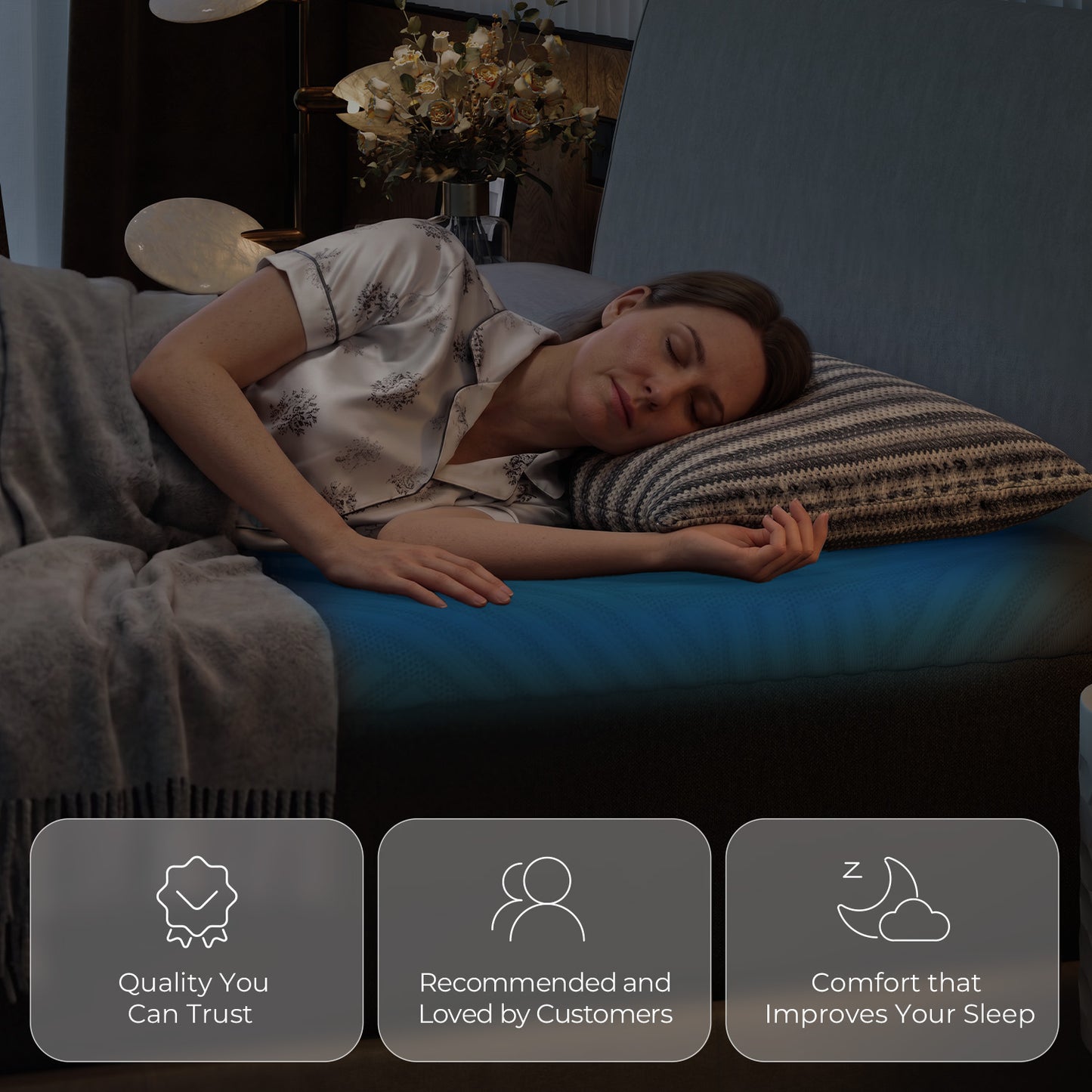 1518L Sweetnight CoolNest Memory Foam Mattress 13 inch