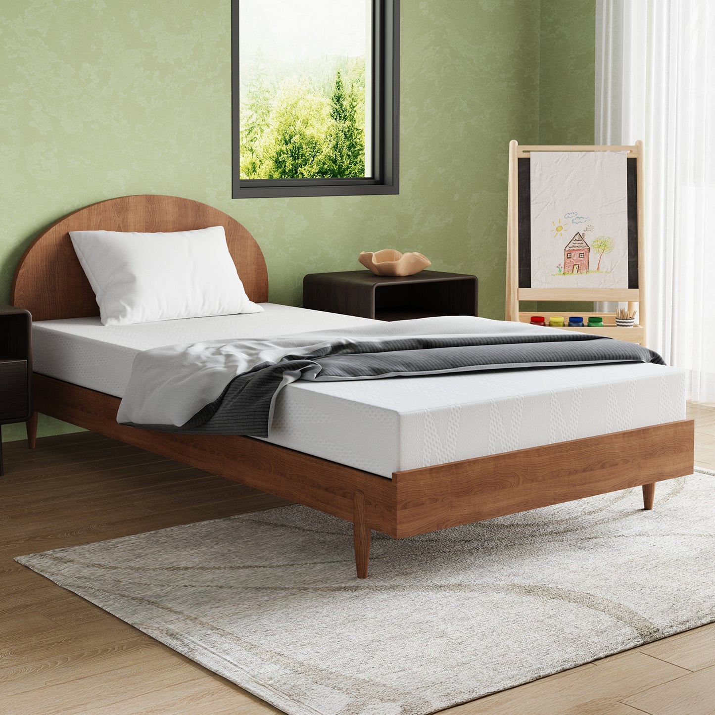 Novilla 6-in Queen Medium Memory Foam Mattress in a Box