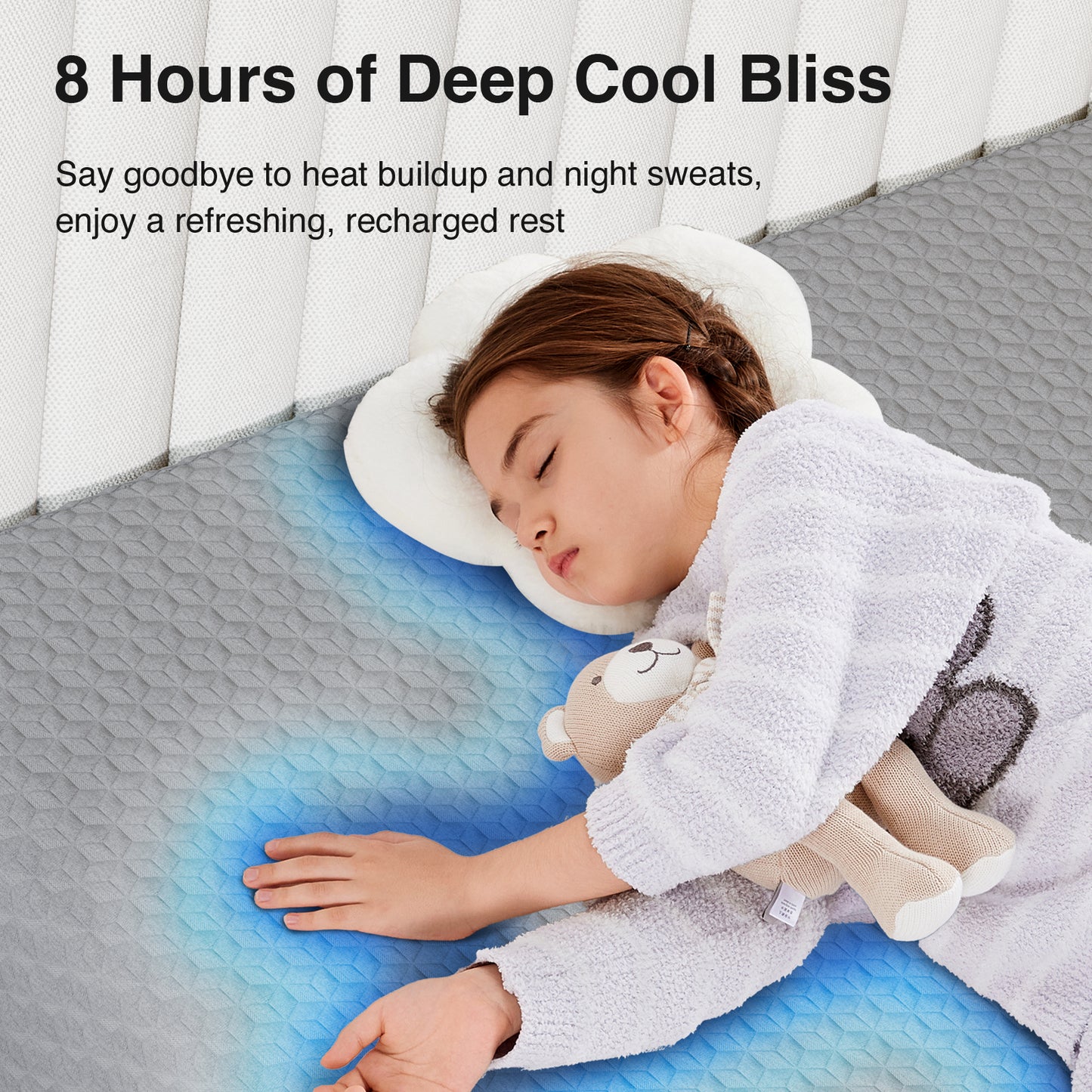 1912 Novilla Mattress, Cooling Memory Foam Mattress with Enhanced Airflow