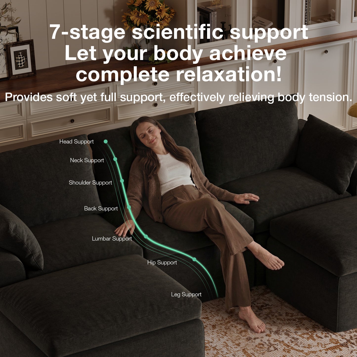 65005 Novilla Modern Sectional Sofa