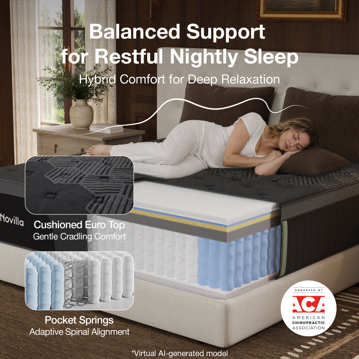 2117 Novilla AiryFlow Graphene Hybrid Mattresses