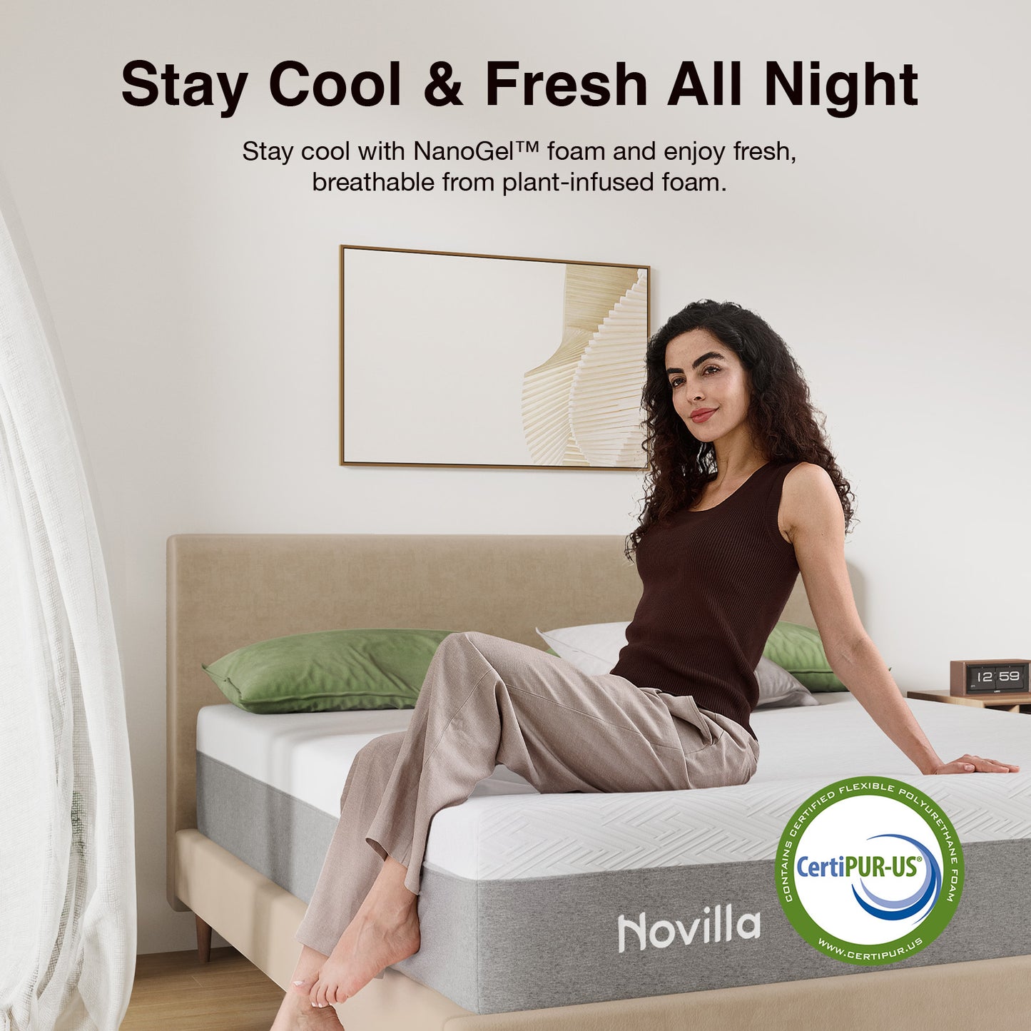 801 Novilla Gel Memory Foam Mattress