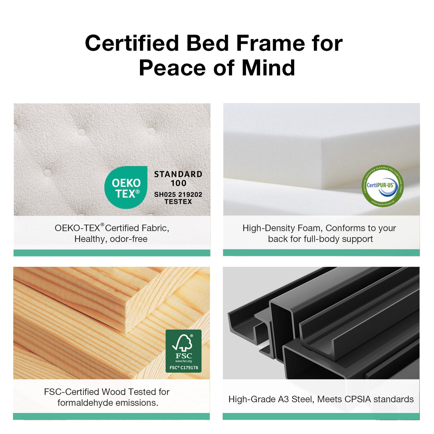 Novilla Bed Frame, Sea-Lion Velvet Upholstered Bed Frame with Wingback and Footboard, Button Tufted/No Box Spring Needed/Heavy Duty Feet/Cream