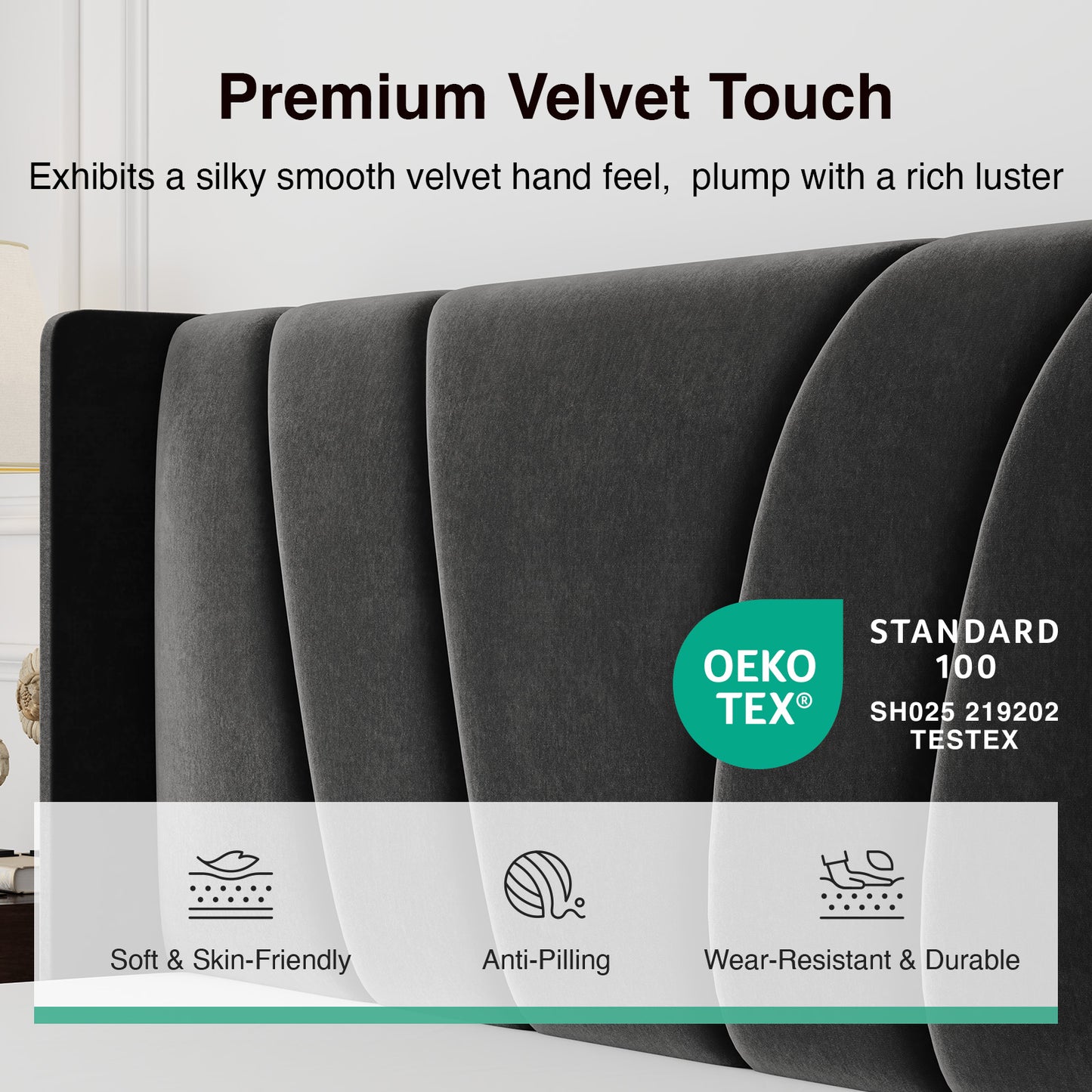 F12019 Novilla Bed Frame with Headboard