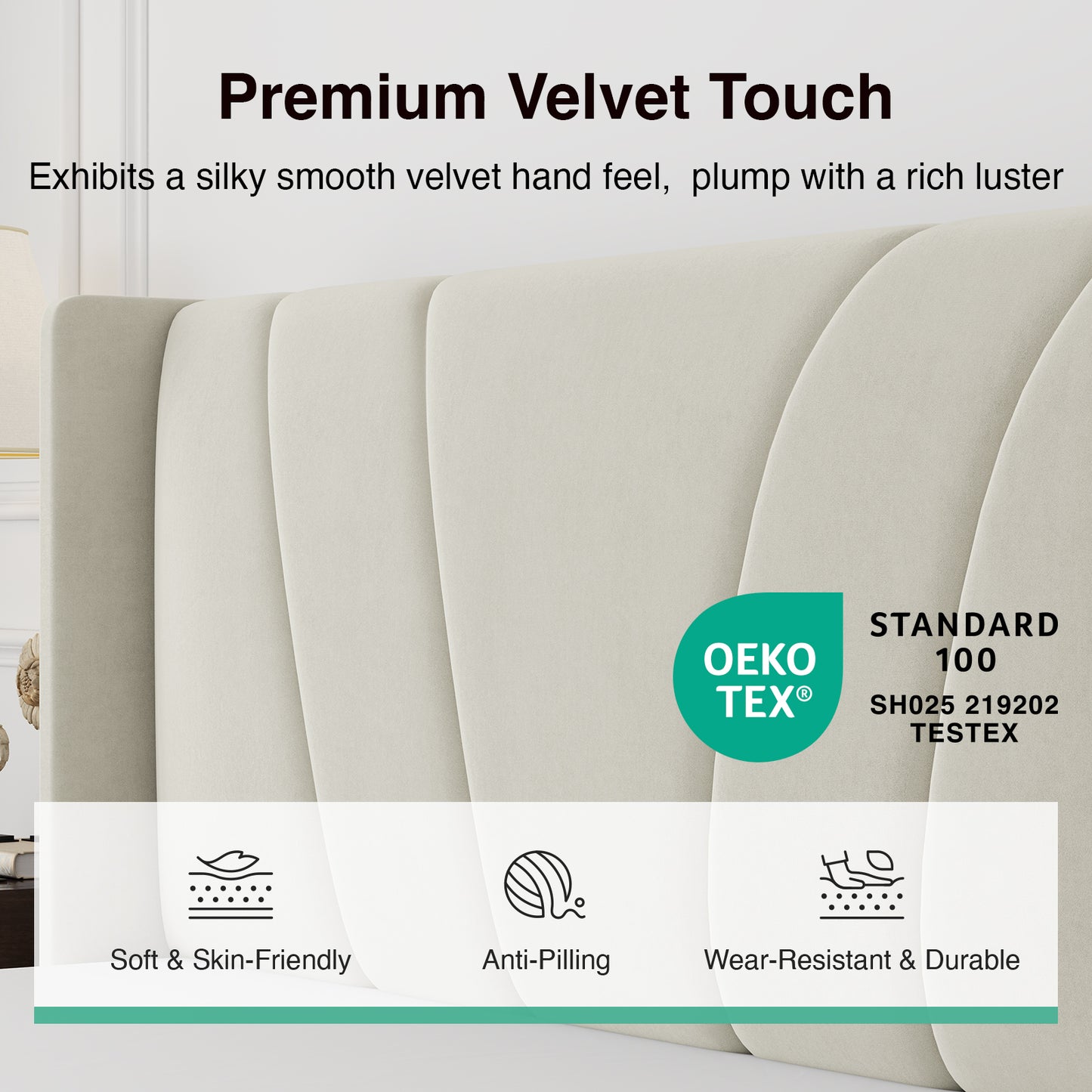 F12019 Novilla Bed Frame with Headboard